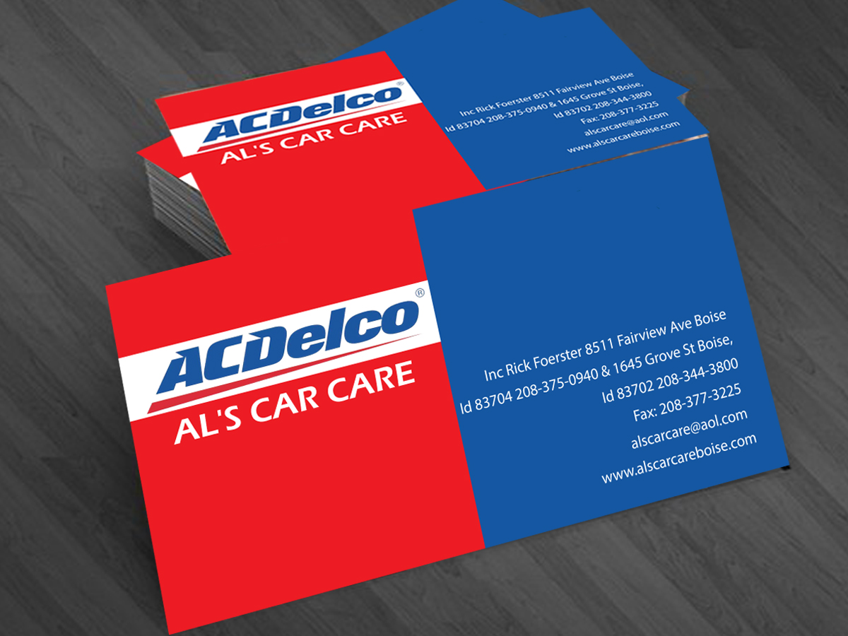 Business Card Design by cn graphic for Al's Care Care, Inc | Design #3116877