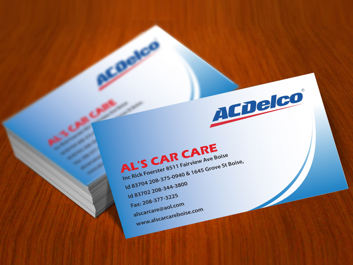 Diseño de Tarjeta de Presentación por cn graphic para Al's Care Care, Inc | Diseño #3124498