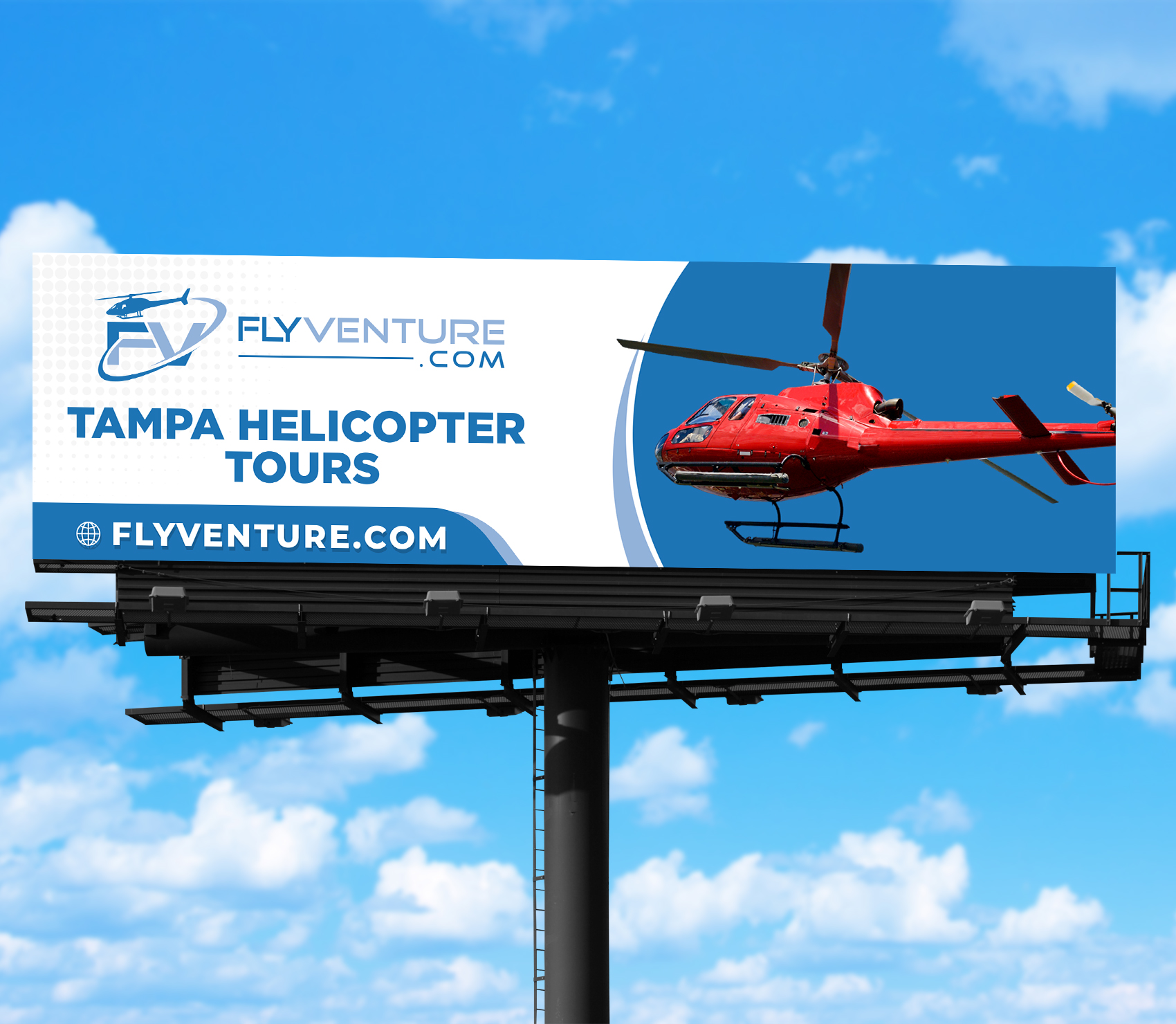 Diseño de Cartelera por WellDesign para Heli Aviation Florida, LLC | Diseño #37002688