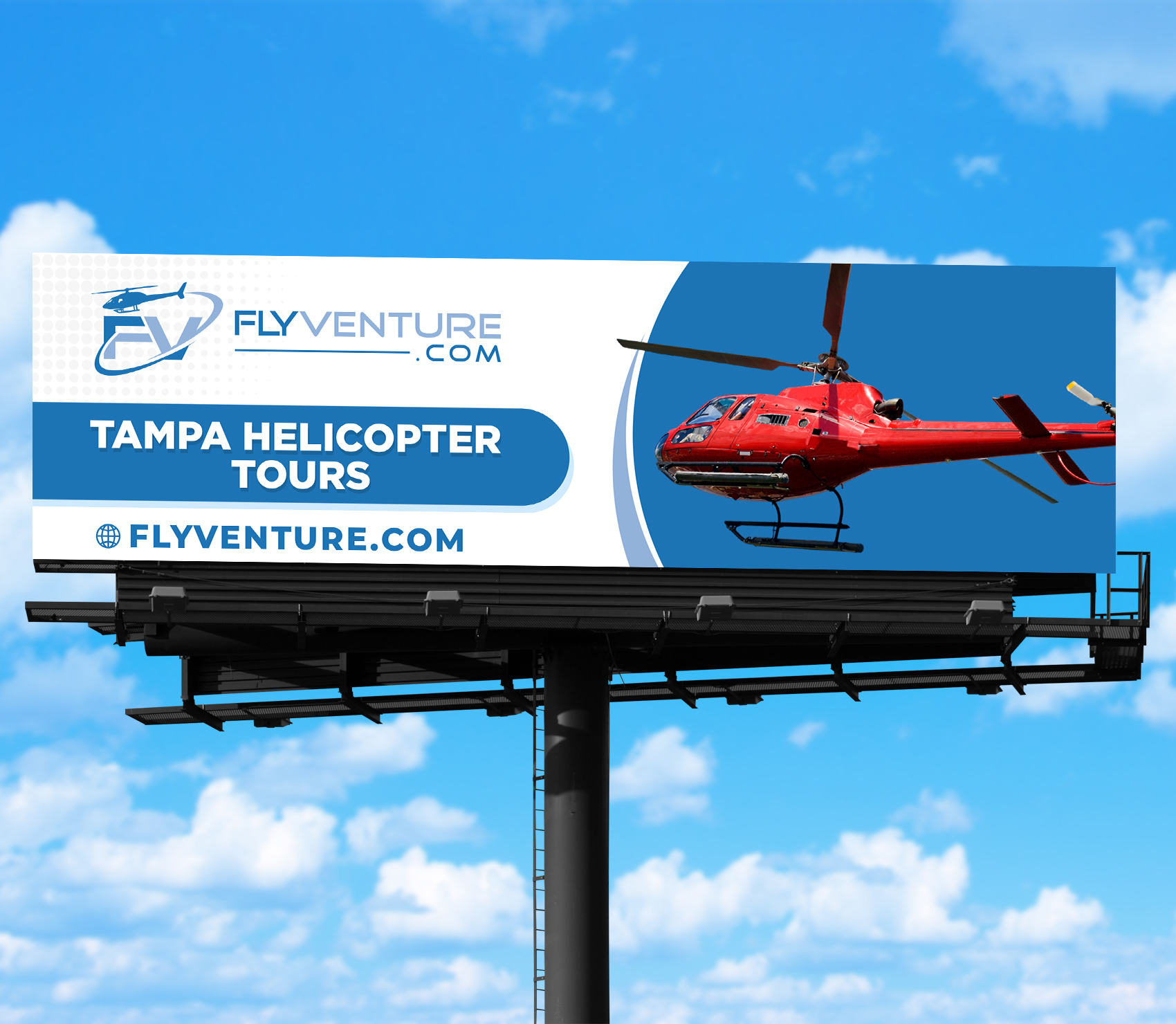 Diseño de Cartelera por WellDesign para Heli Aviation Florida, LLC | Diseño #37002689