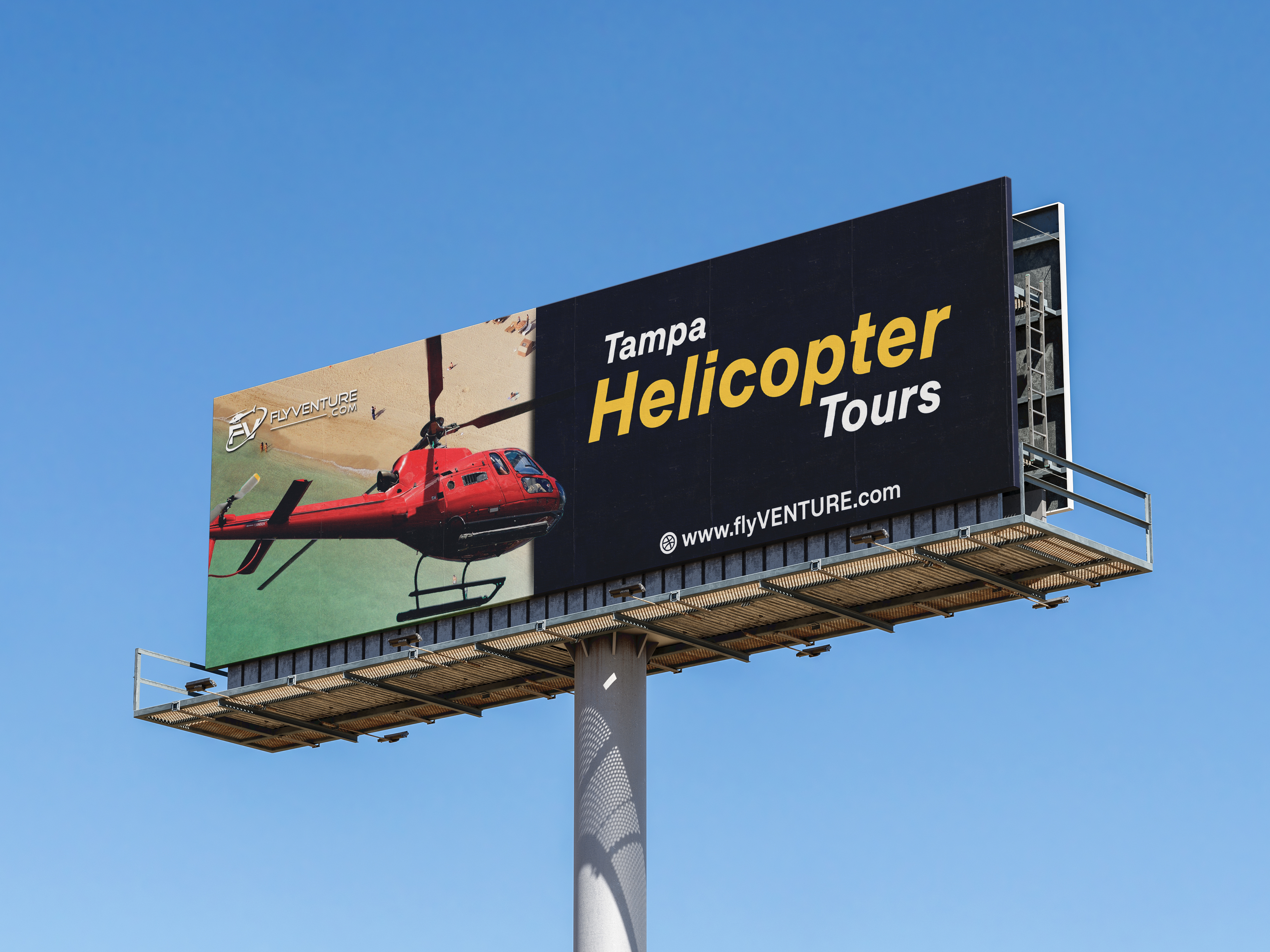 Billboard Design by creativeoutline for Heli Aviation Florida, LLC | Design #37006994