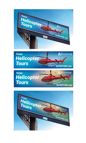Diseño de Cartelera por saurov para Heli Aviation Florida, LLC | Diseño: #37001045