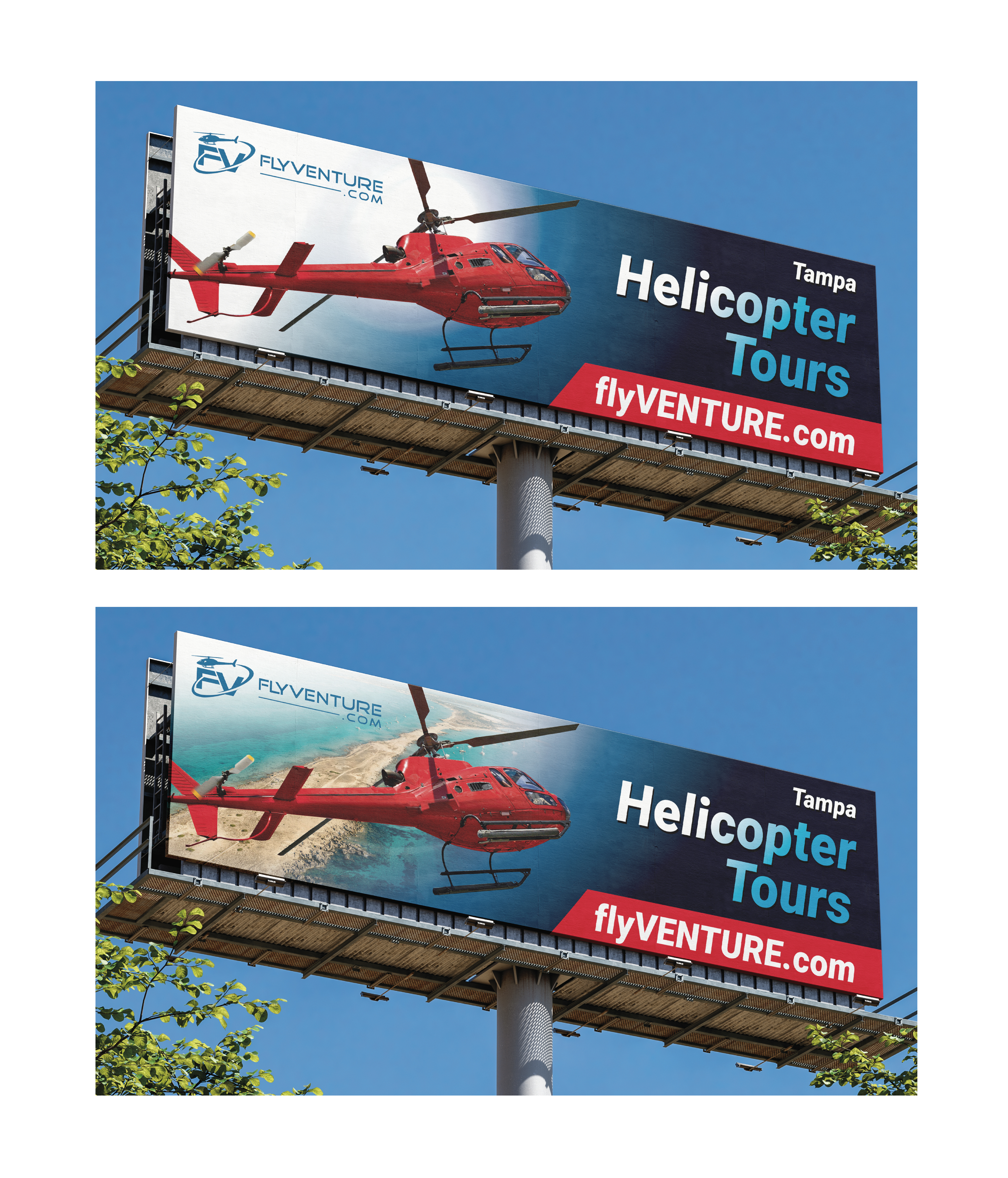 Diseño de Cartelera por saurov para Heli Aviation Florida, LLC | Diseño #37005110