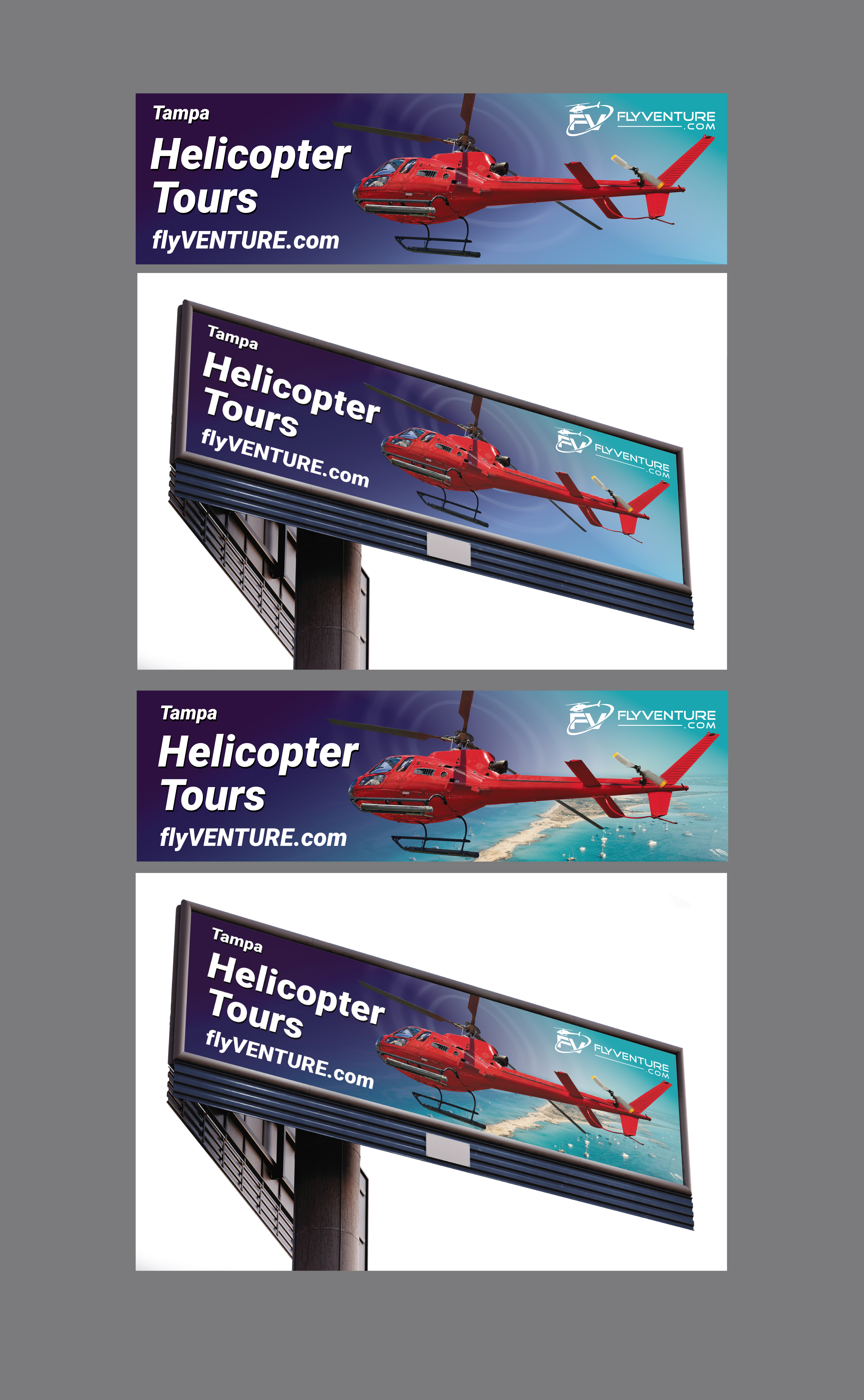 Diseño de Cartelera por saurov para Heli Aviation Florida, LLC | Diseño #37005169