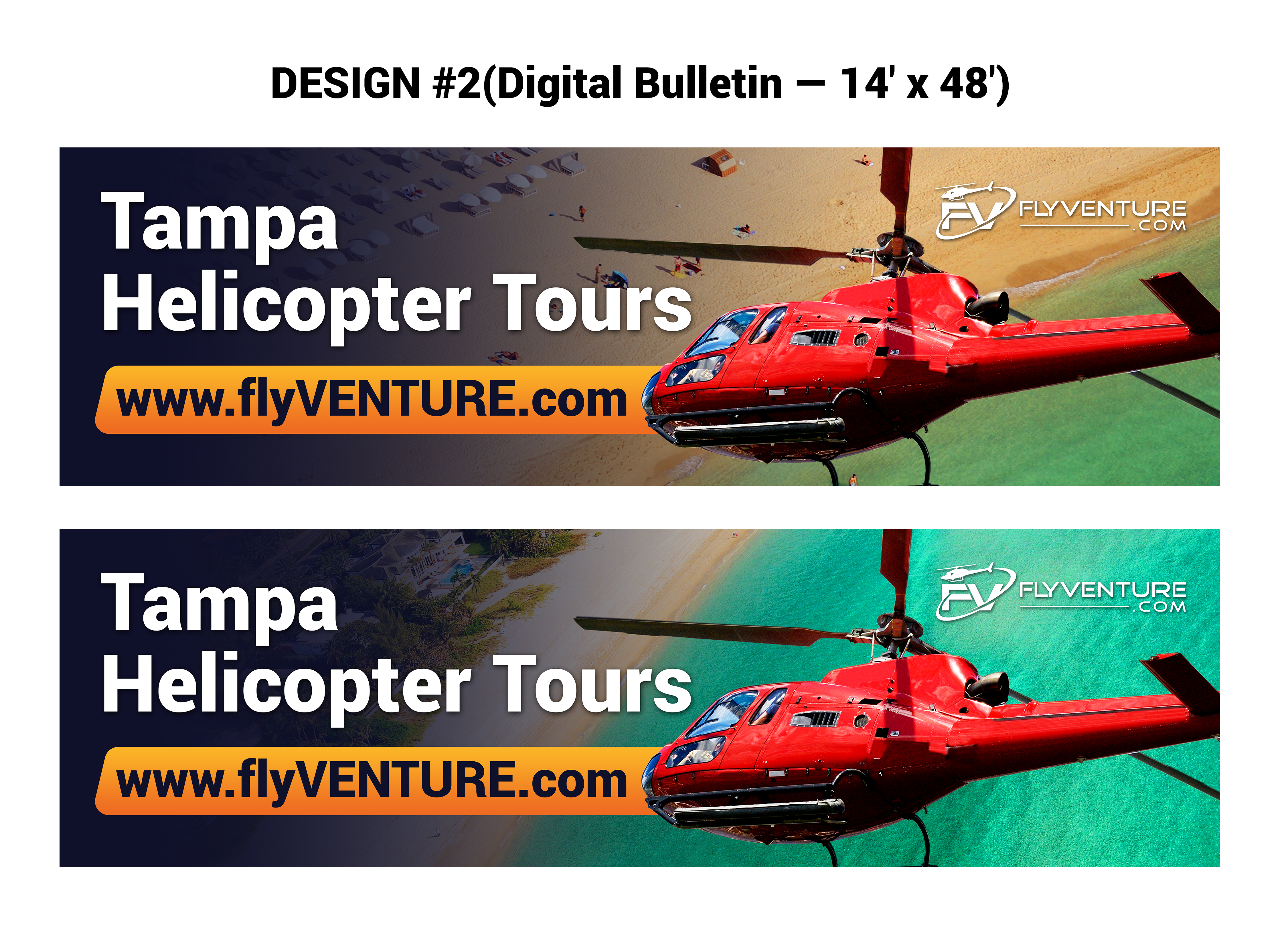 Diseño de Cartelera por SAI DESIGNS para Heli Aviation Florida, LLC | Diseño #37003570