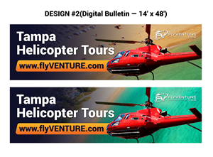 Diseño de Cartelera por SAI DESIGNS para Heli Aviation Florida, LLC | Diseño: #37003570
