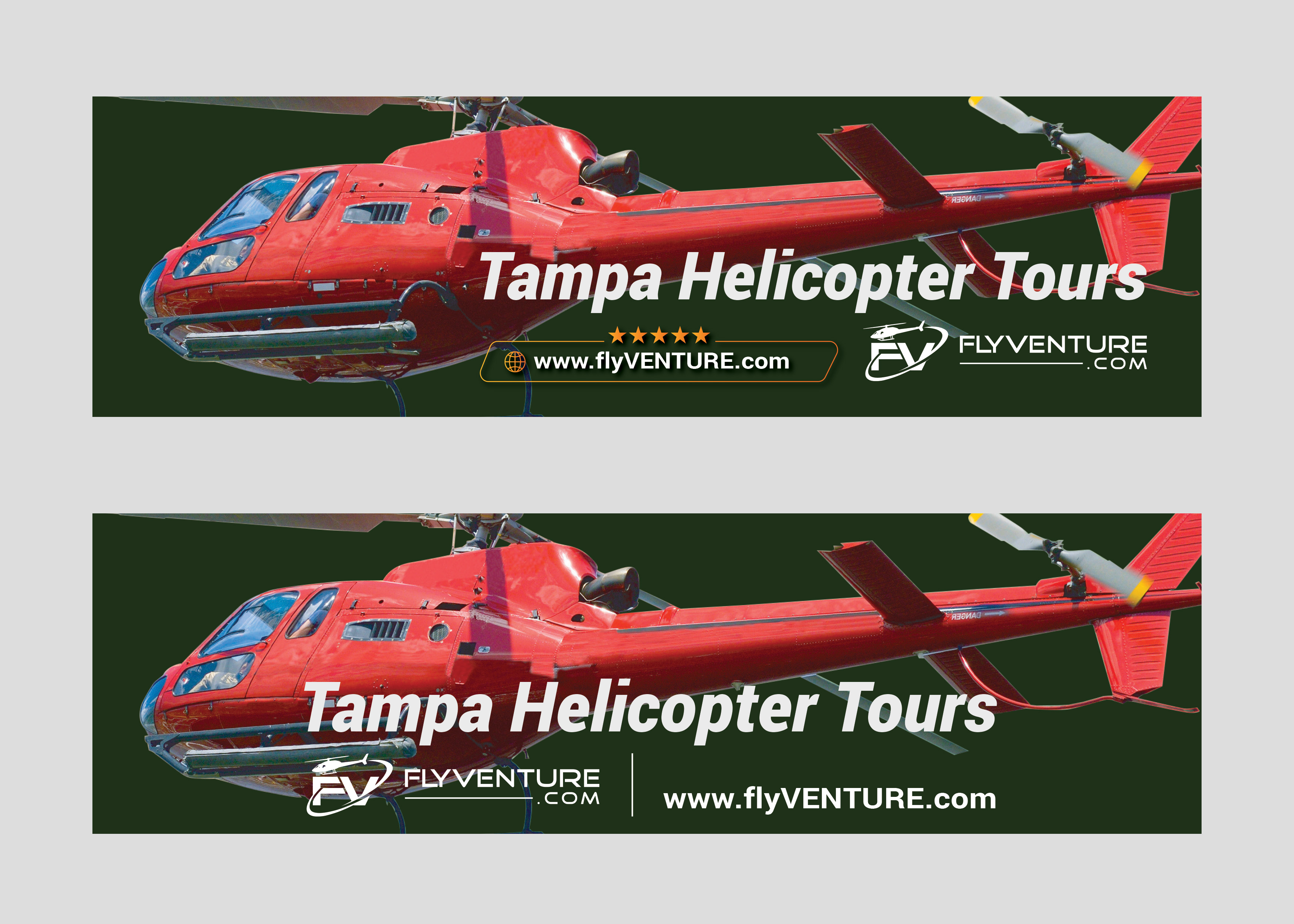 Diseño de Cartelera por Creative D2024 para Heli Aviation Florida, LLC | Diseño #37005903