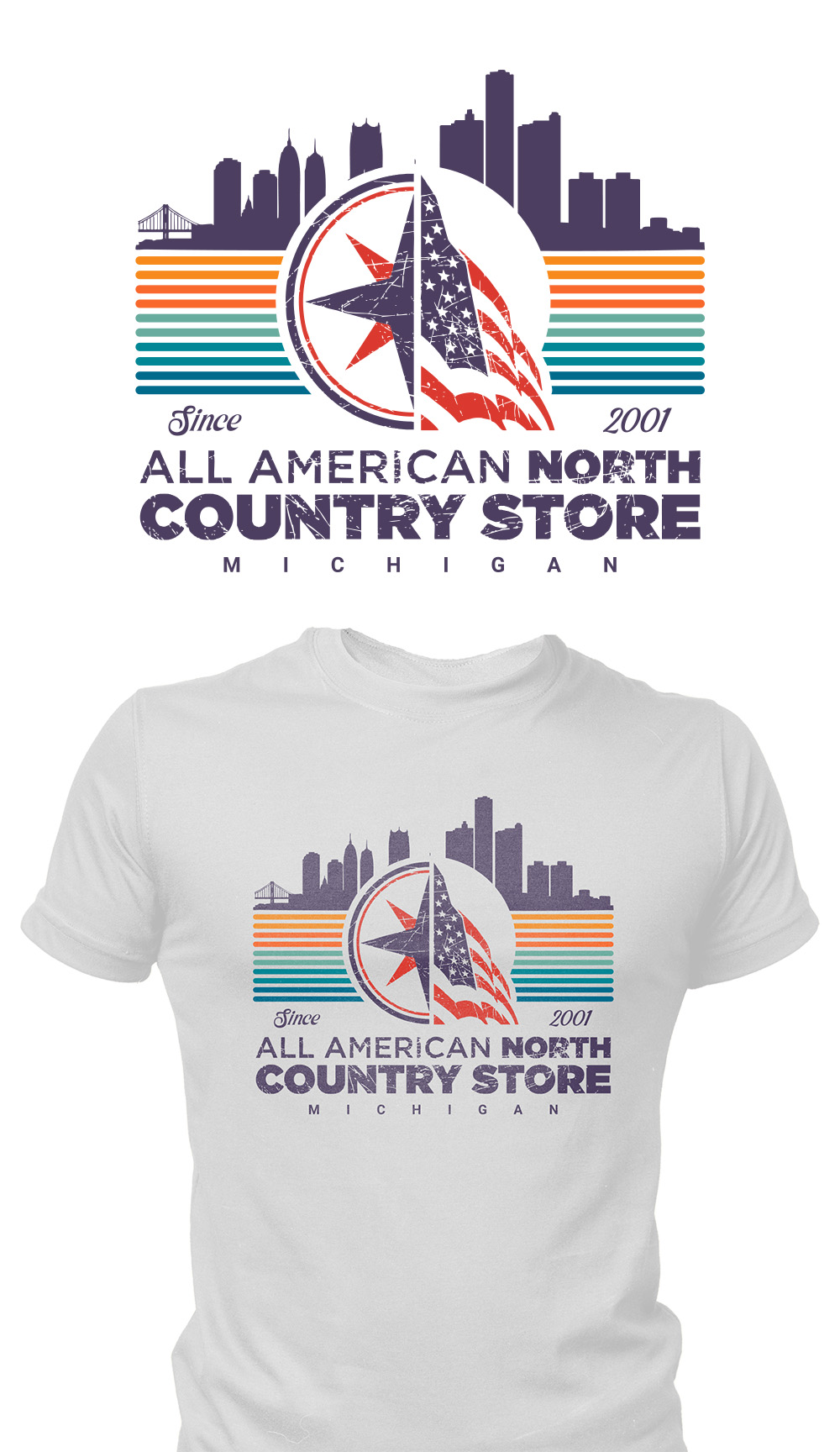 T-shirt Design by Drawingbook for American Classic | Design #37005271