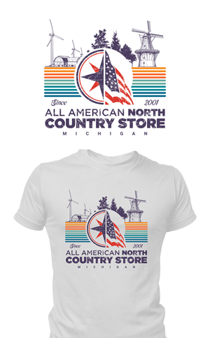 T-Shirt-Design von Drawingbook für American Classic | Design: #37005945