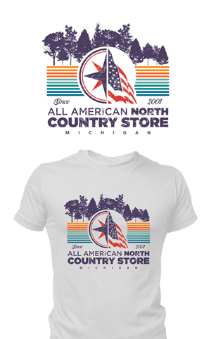 T-Shirt-Design von Drawingbook für American Classic | Design: #37005946