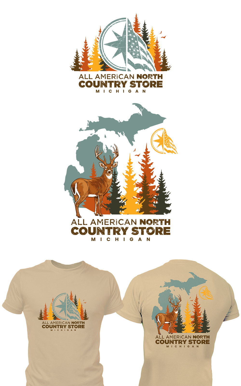 T-shirt Design by Drawingbook for American Classic | Design #37009491