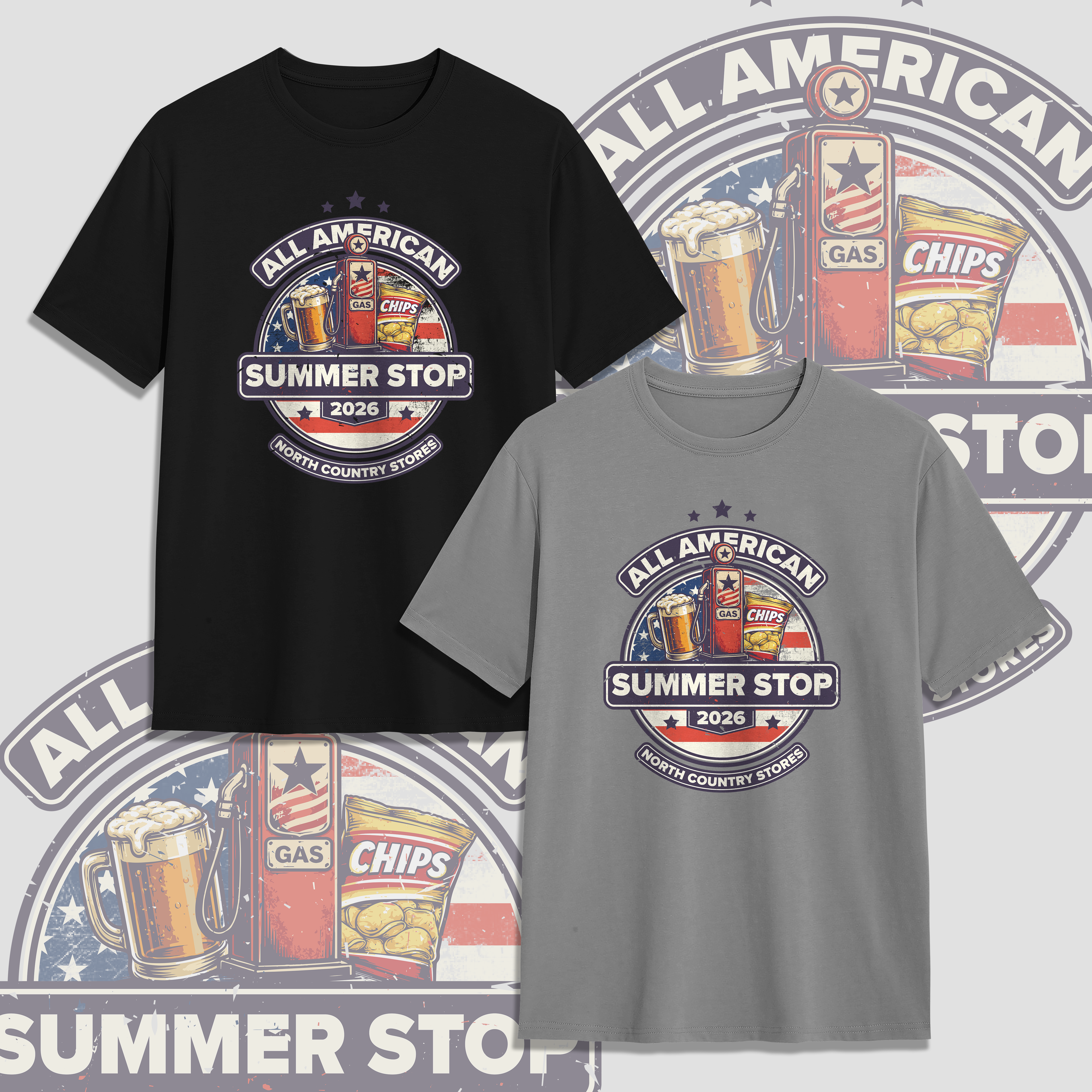 T-shirt Design by V FOUR DESIGN for American Classic | Design #37087642