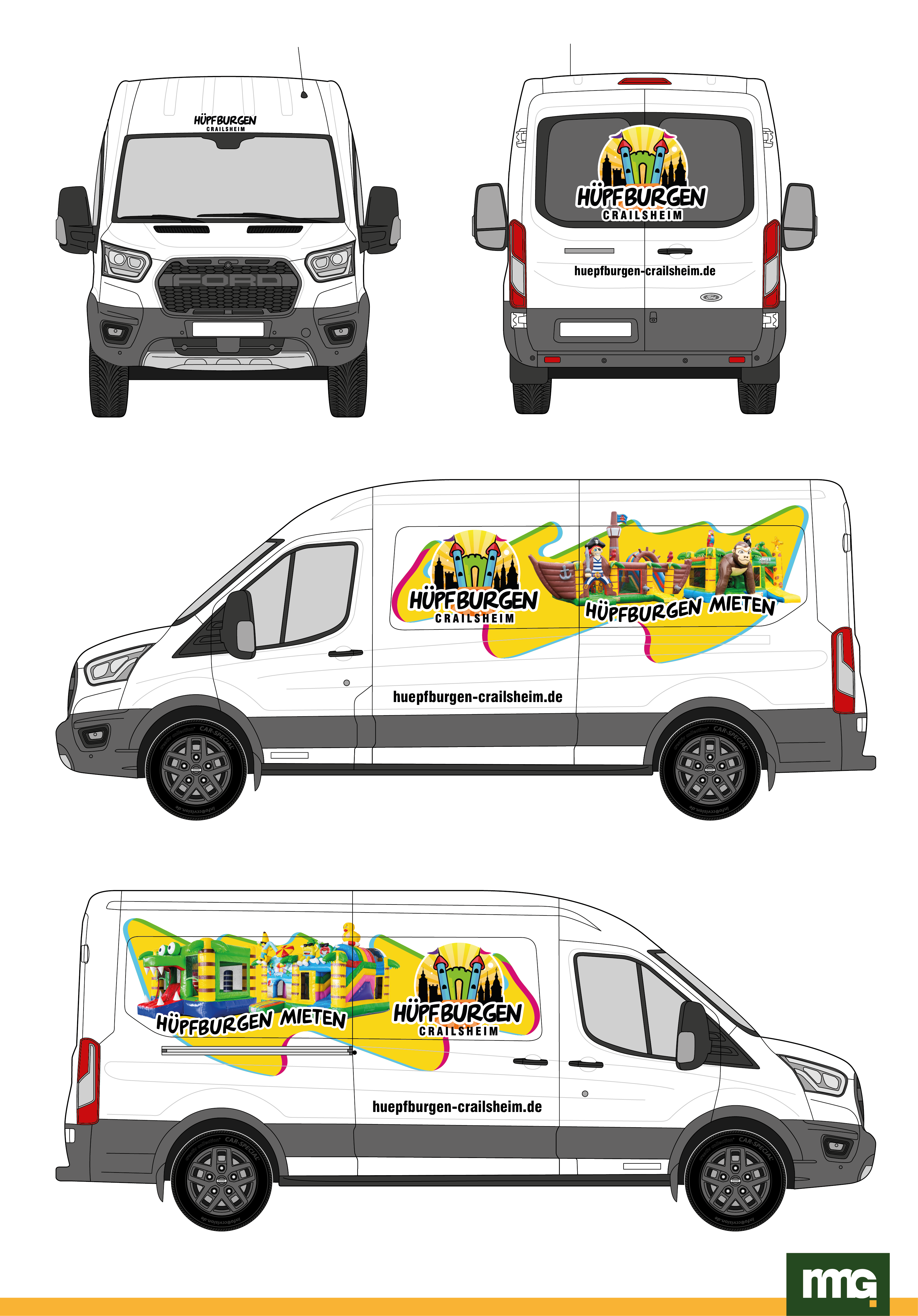 Diseño de Rotulación de Vehículo por RMG para este proyecto | Diseño #37023949