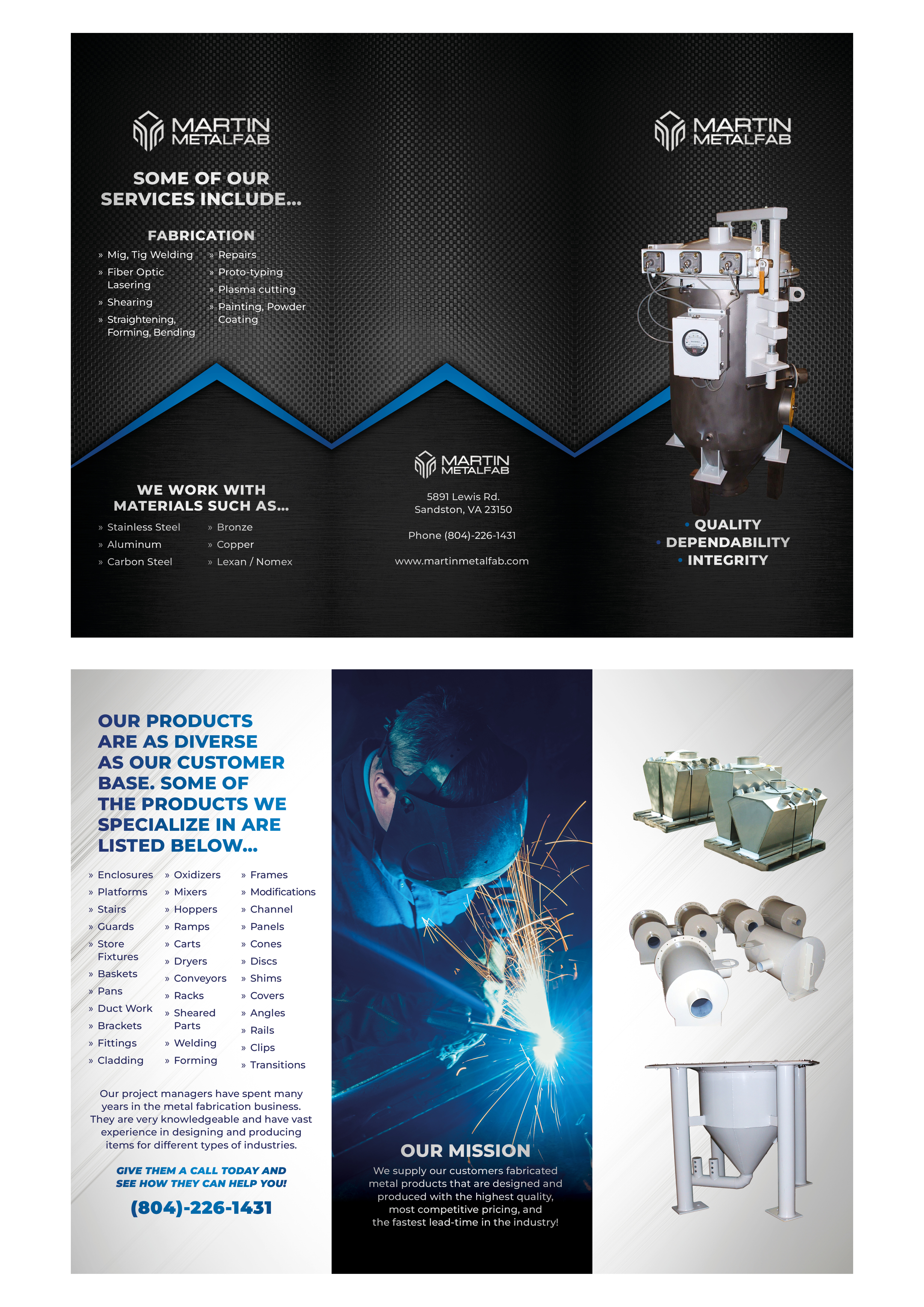 Flyer Design by MarkoE for Martin Metalfab Inc | Design #37015270