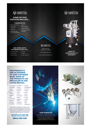 Flyer Design by MarkoE for Martin Metalfab Inc | Design #37015270
