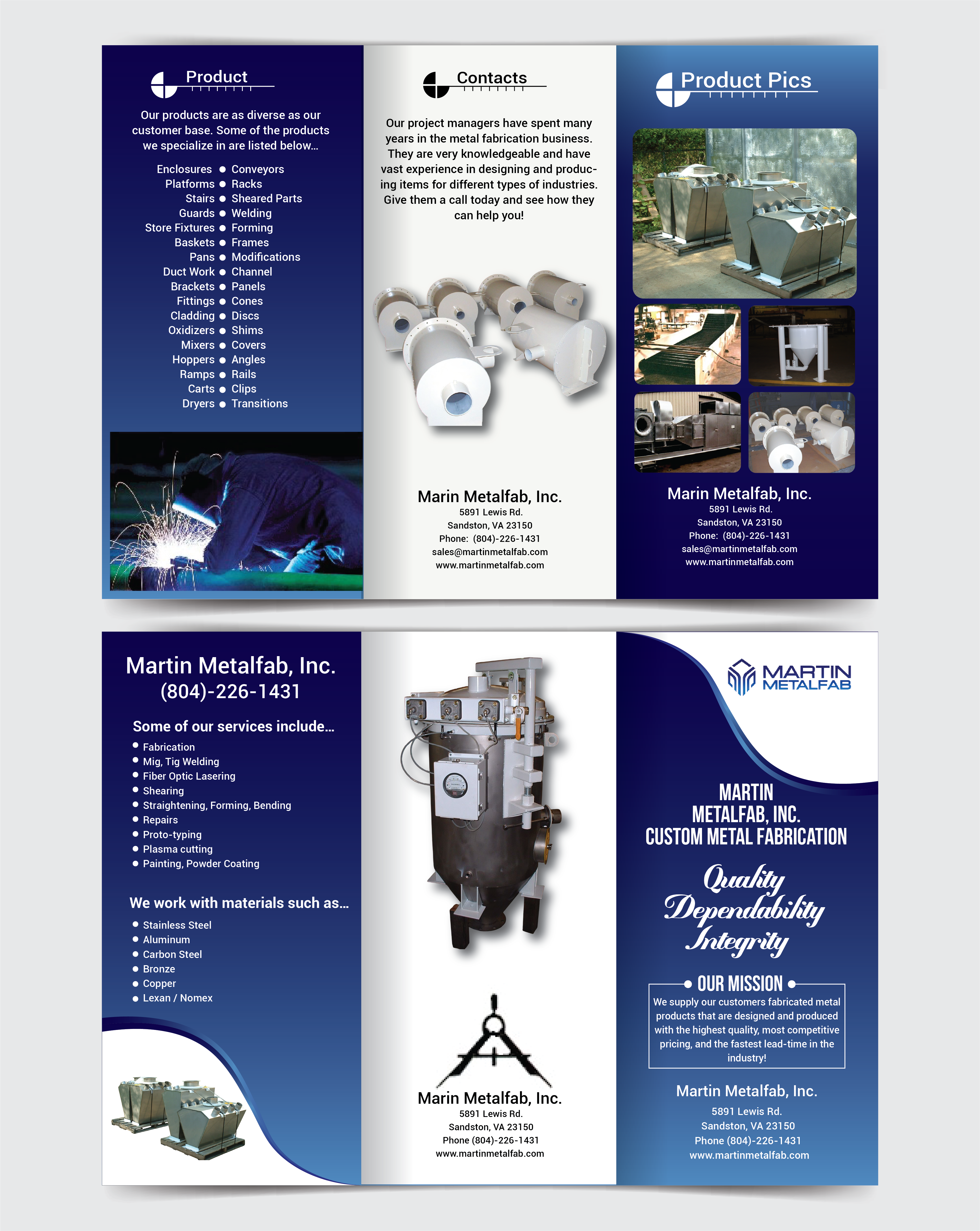 Flyer Design by DesignerShahadat for Martin Metalfab Inc | Design #37015208