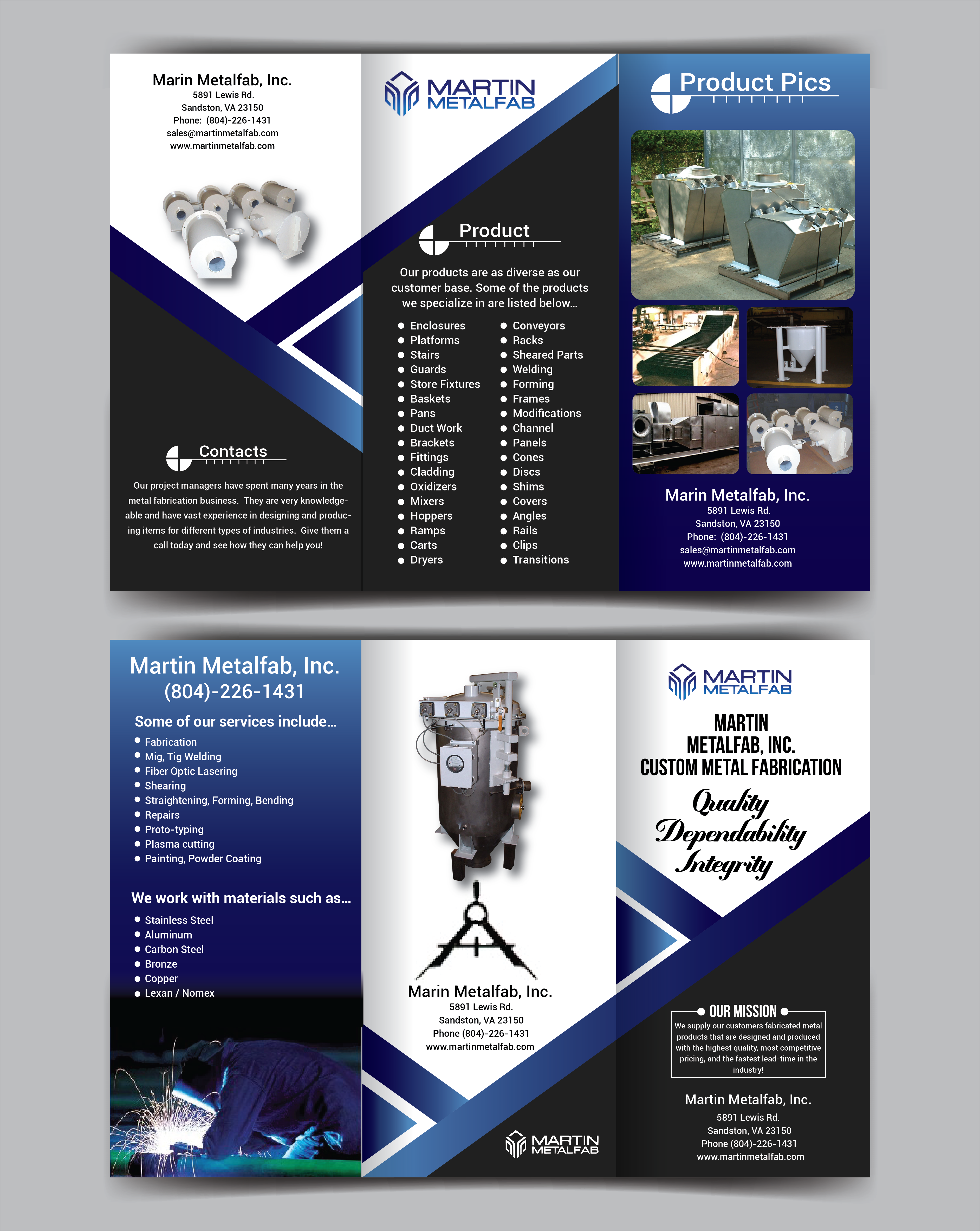 Flyer Design by DesignerShahadat for Martin Metalfab Inc | Design #37018417