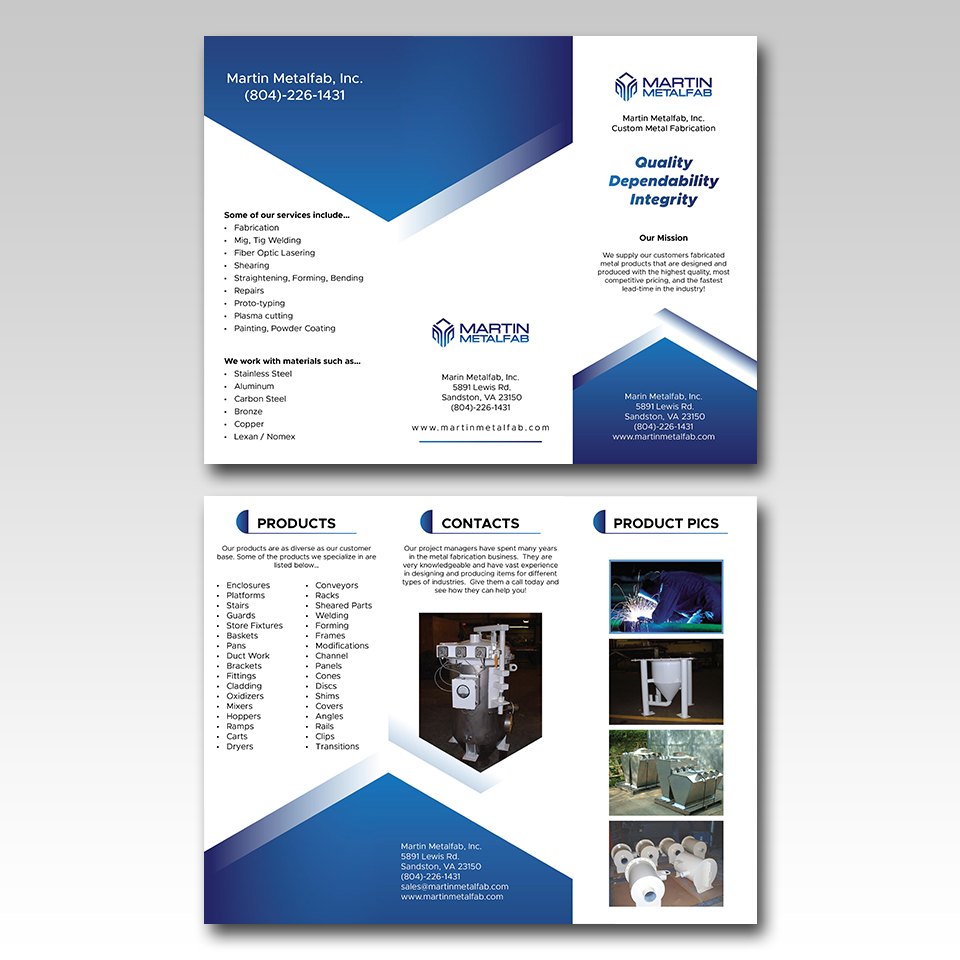 Flyer Design by YourLogoMaster for Martin Metalfab Inc | Design #37026788