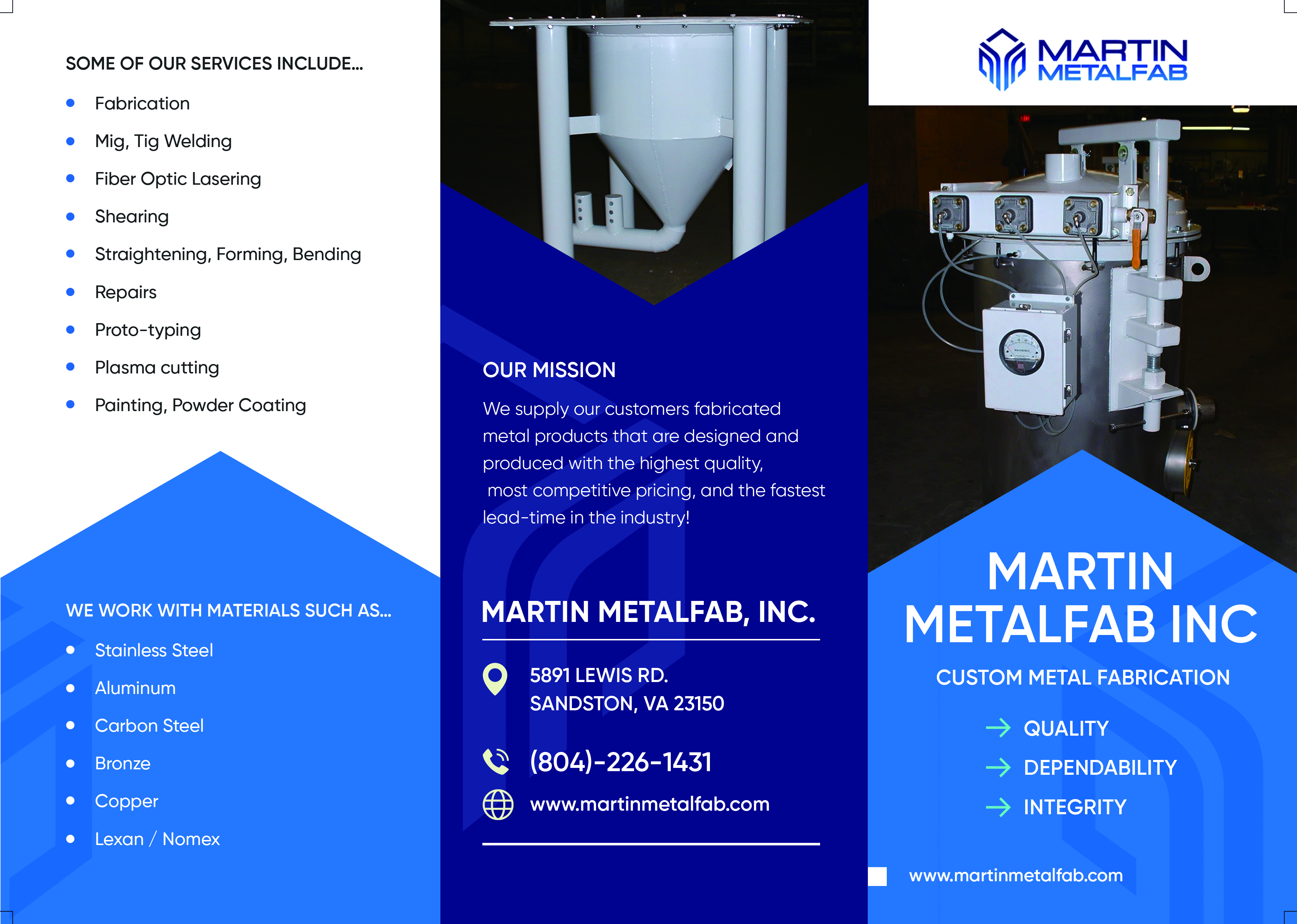 Flyer Design by @u9icorngraphix for Martin Metalfab Inc | Design #37039914