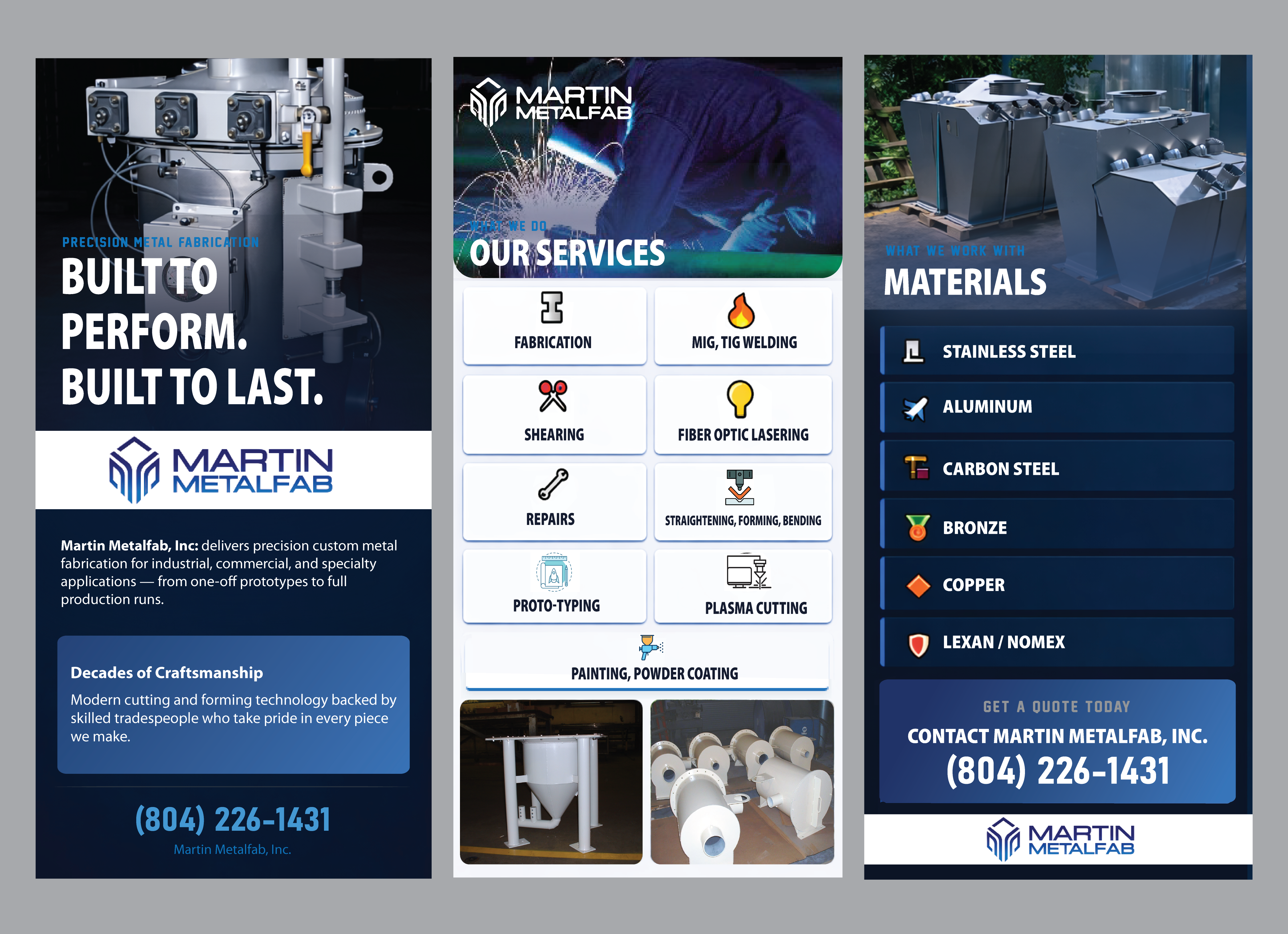 Flyer Design by Fuhad Jihad for Martin Metalfab Inc | Design #37027669