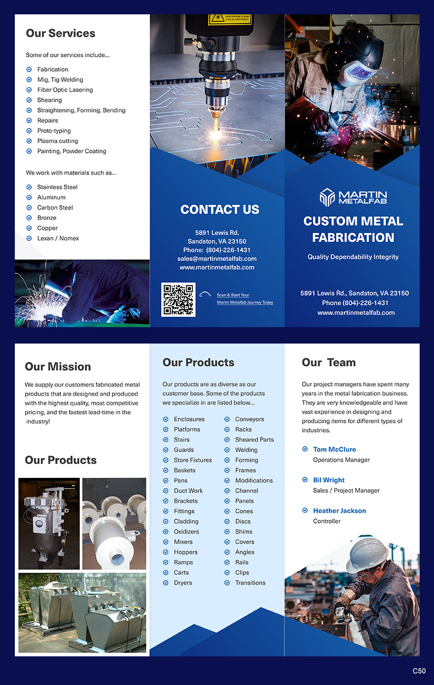 Flyer Design by pb for Martin Metalfab Inc | Design #37015730