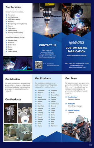 Flyer Design by pb for Martin Metalfab Inc | Design: #37015730