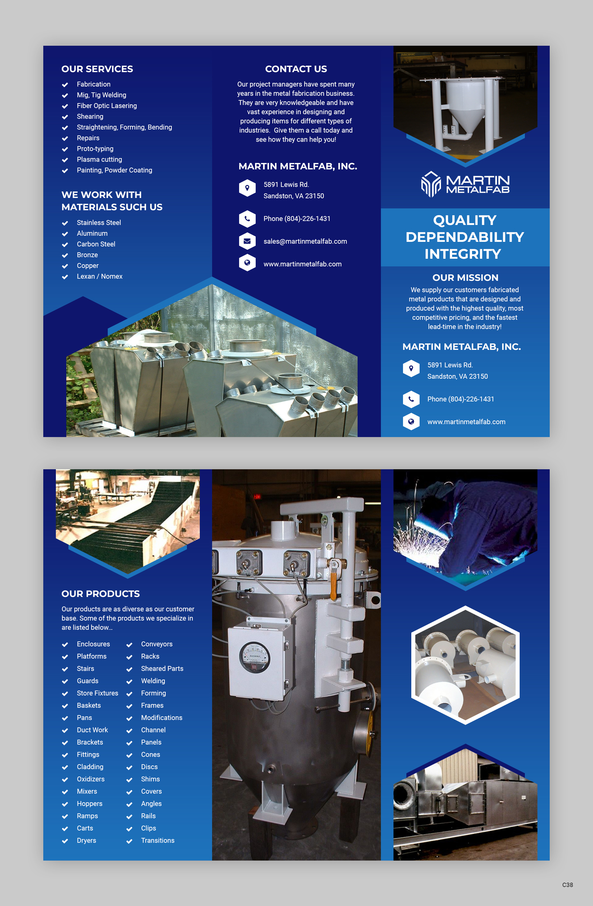 Flyer Design by pb for Martin Metalfab Inc | Design #37015732