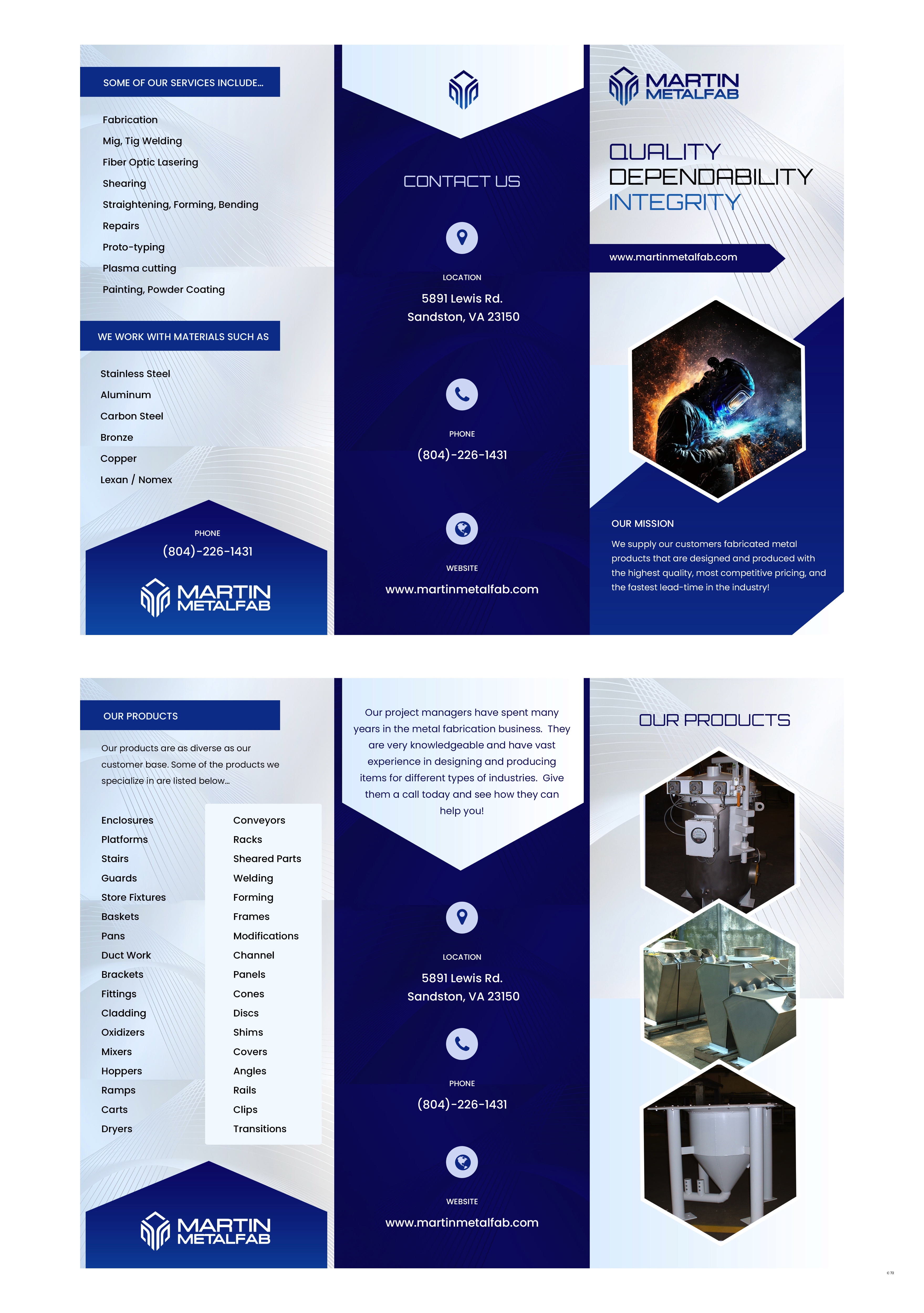 Flyer Design by pb for Martin Metalfab Inc | Design #37015733