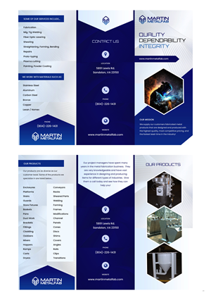 Flyer Design by pb for Martin Metalfab Inc | Design: #37015733