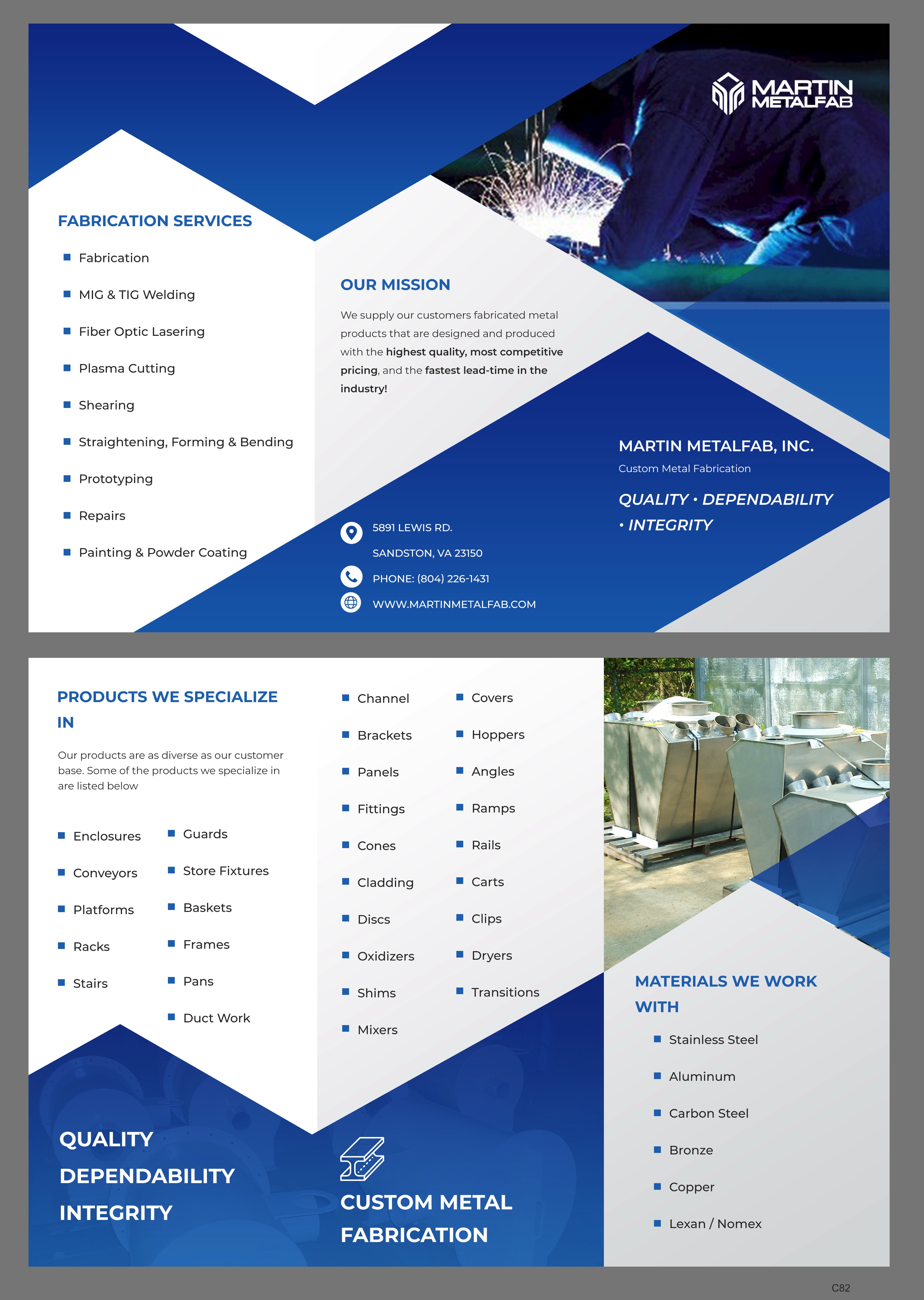Flyer Design by pb for Martin Metalfab Inc | Design #37015738