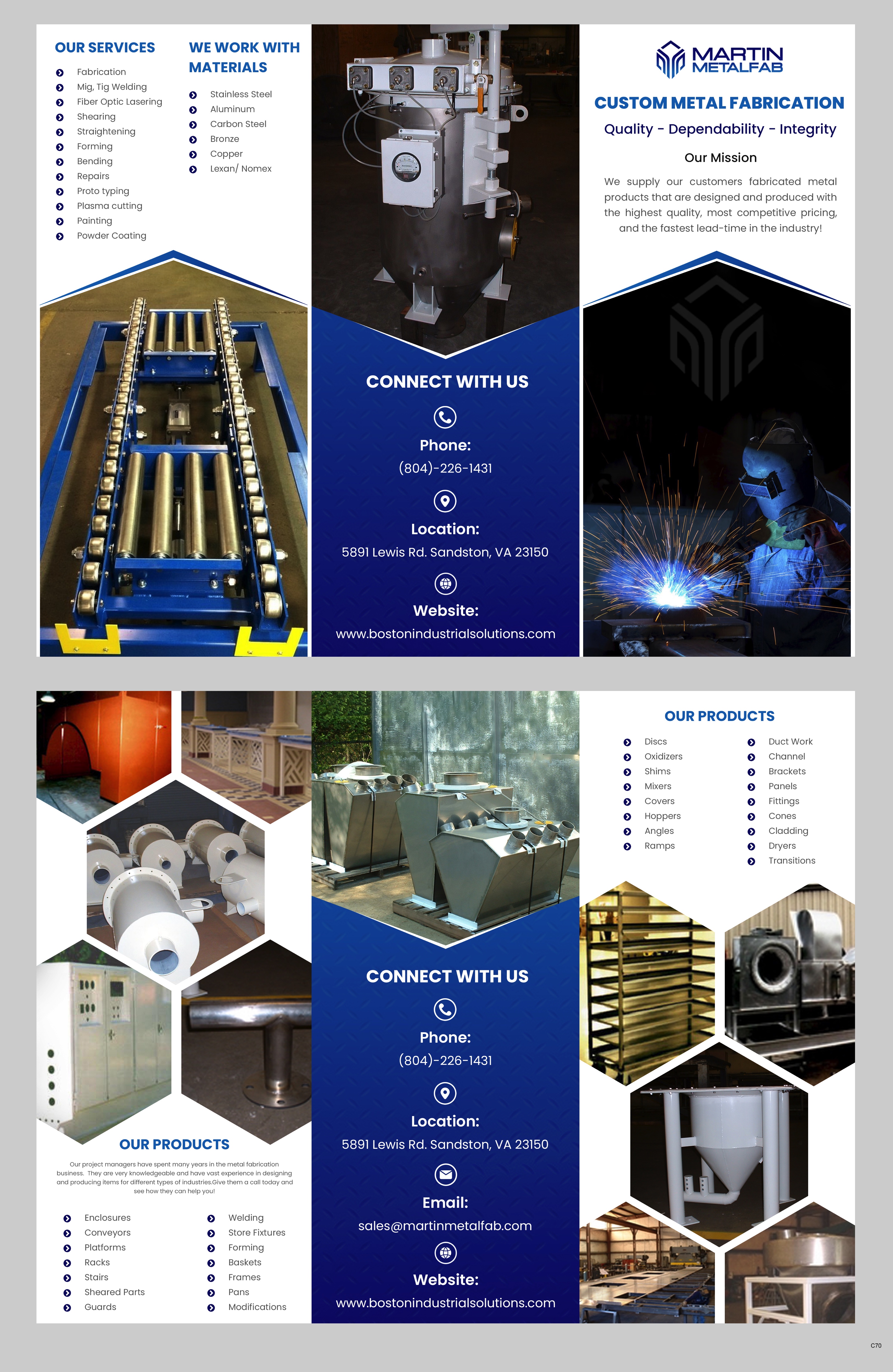 Flyer Design by pb for Martin Metalfab Inc | Design #37015741