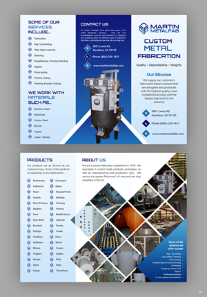 Flyer Design by pb for Martin Metalfab Inc | Design: #37015743