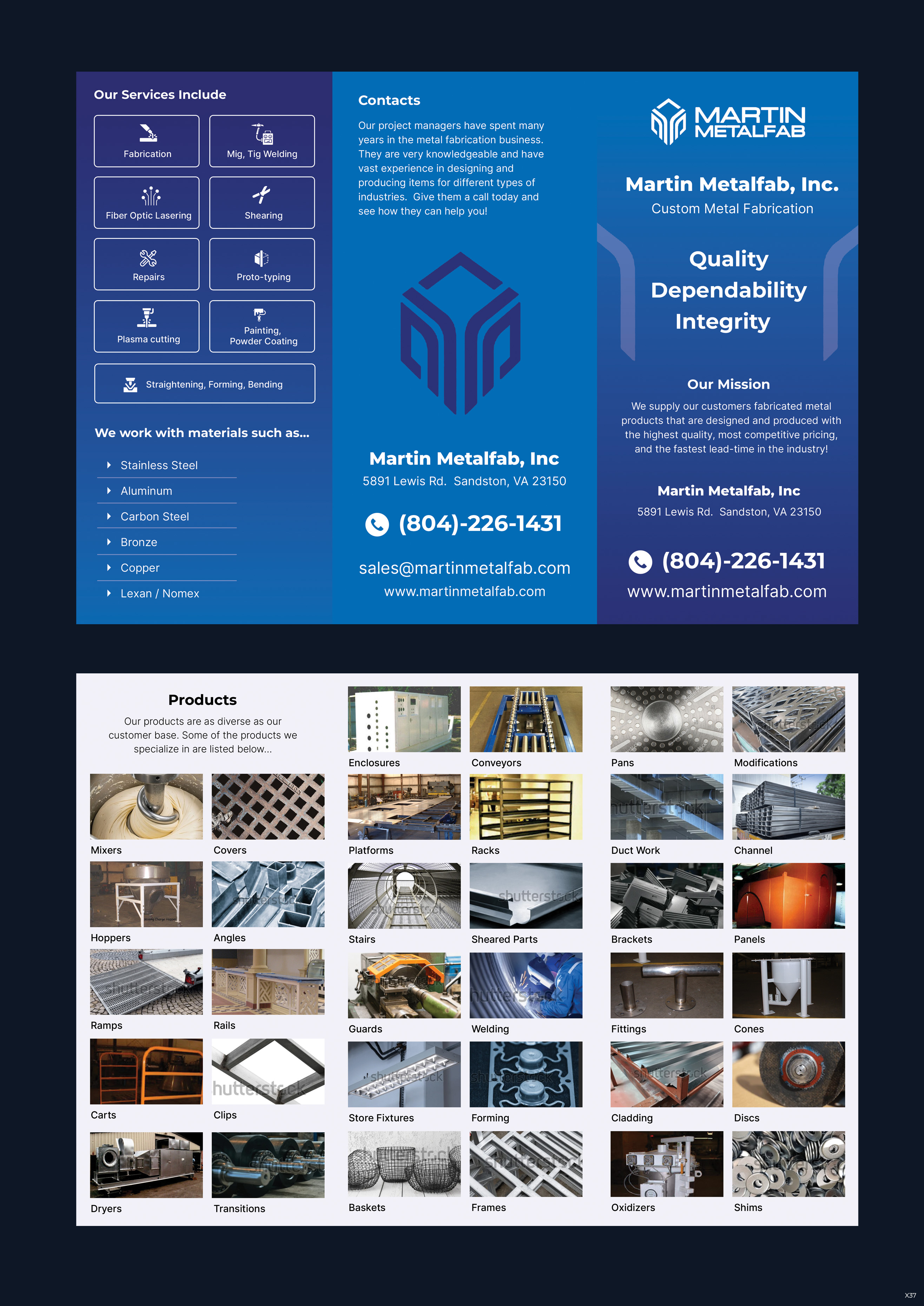 Flyer Design by pb for Martin Metalfab Inc | Design #37015746