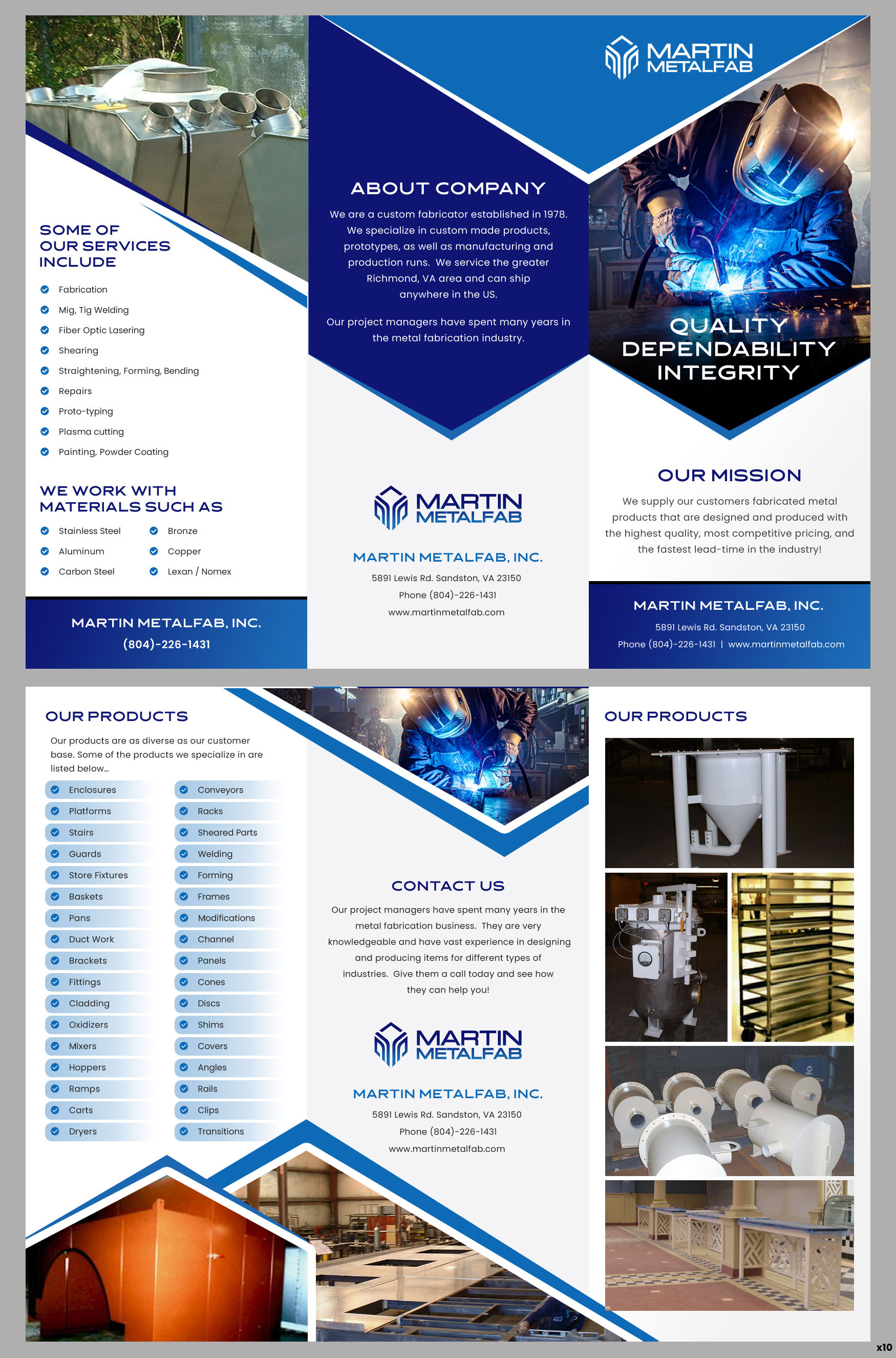 Flyer Design by pb for Martin Metalfab Inc | Design #37019867