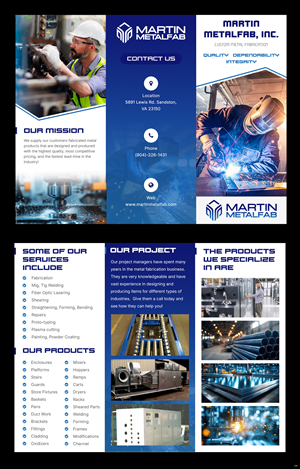 Flyer Design by pb for Martin Metalfab Inc | Design: #37019868