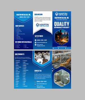 Flyer Design by Creations Box 2015 for Martin Metalfab Inc | Design: #37016153