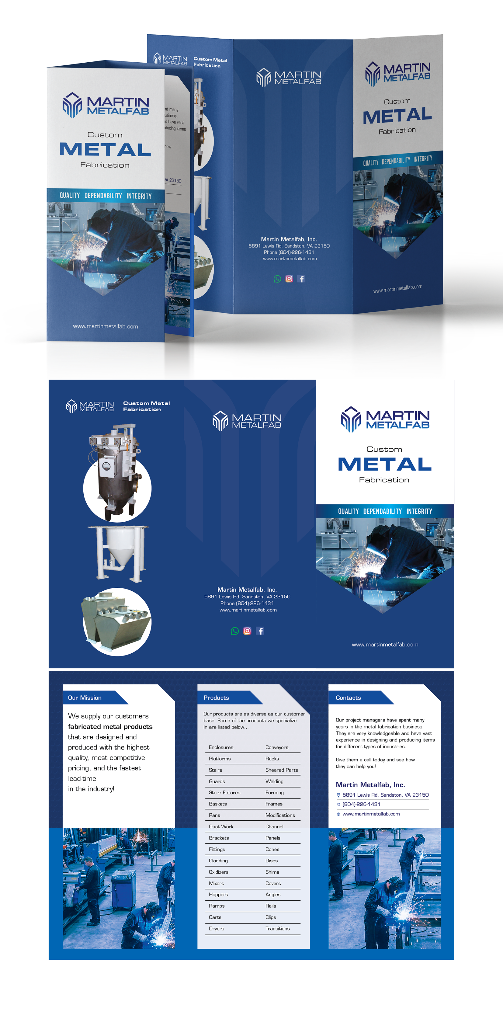 Flyer Design by GMWIRE for Martin Metalfab Inc | Design #37038956