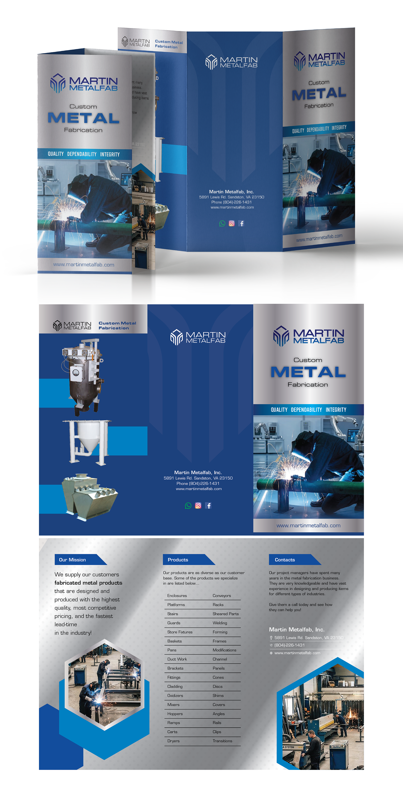 Flyer Design by GMWIRE for Martin Metalfab Inc | Design #37039253