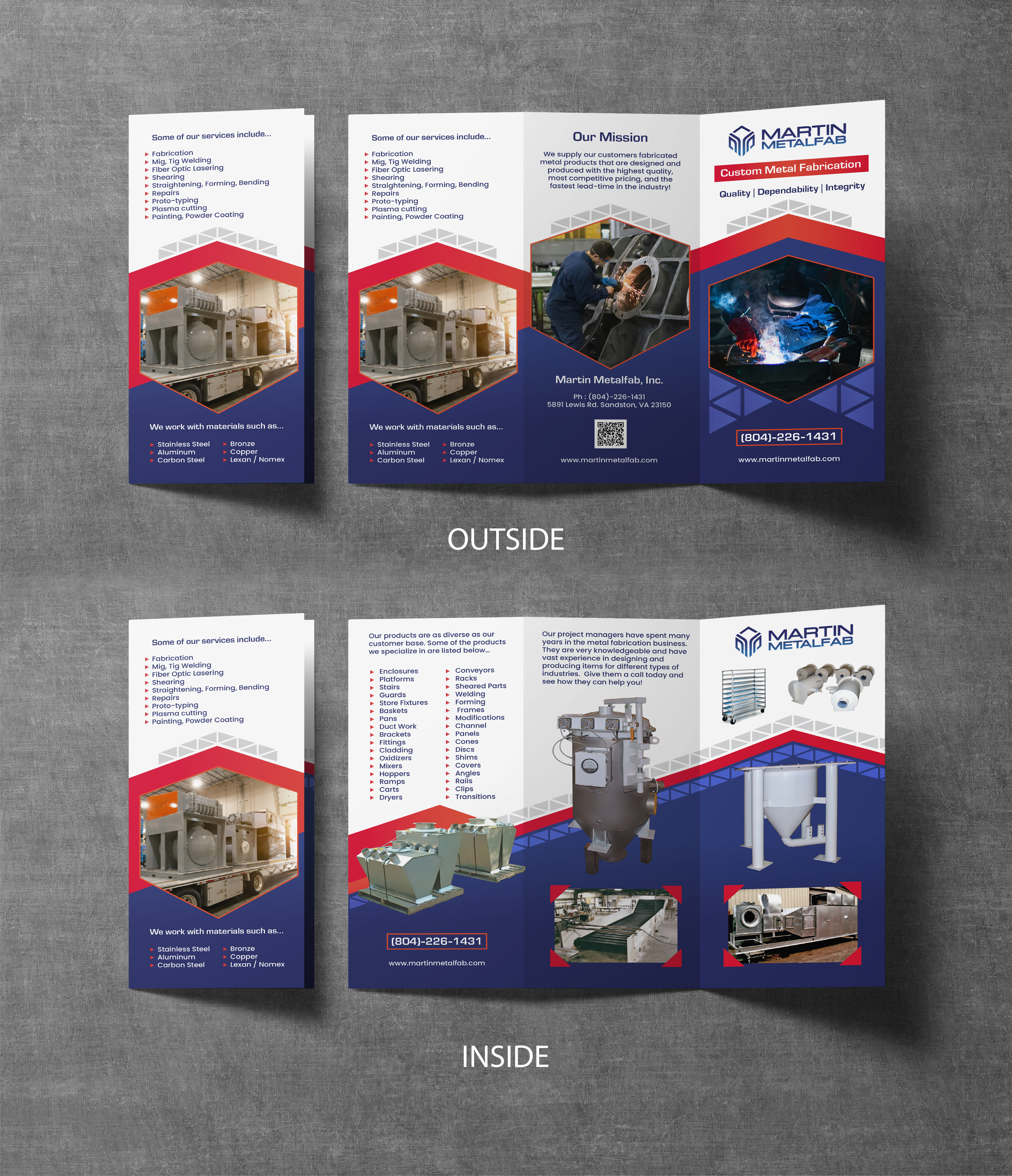Flyer Design by saurov for Martin Metalfab Inc | Design #37016254
