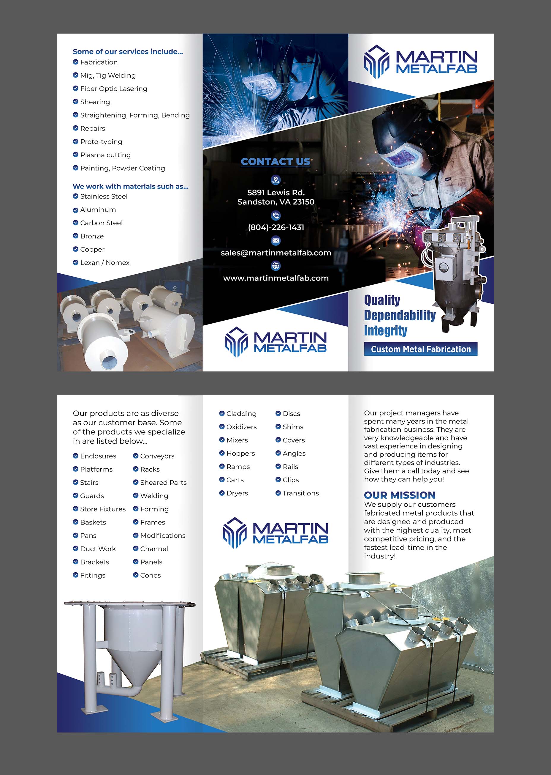 Flyer Design by GraphicsGuru for Martin Metalfab Inc | Design #37034389
