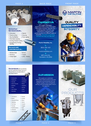 Flyer Design by Graphic Guy for Martin Metalfab Inc | Design #37021191