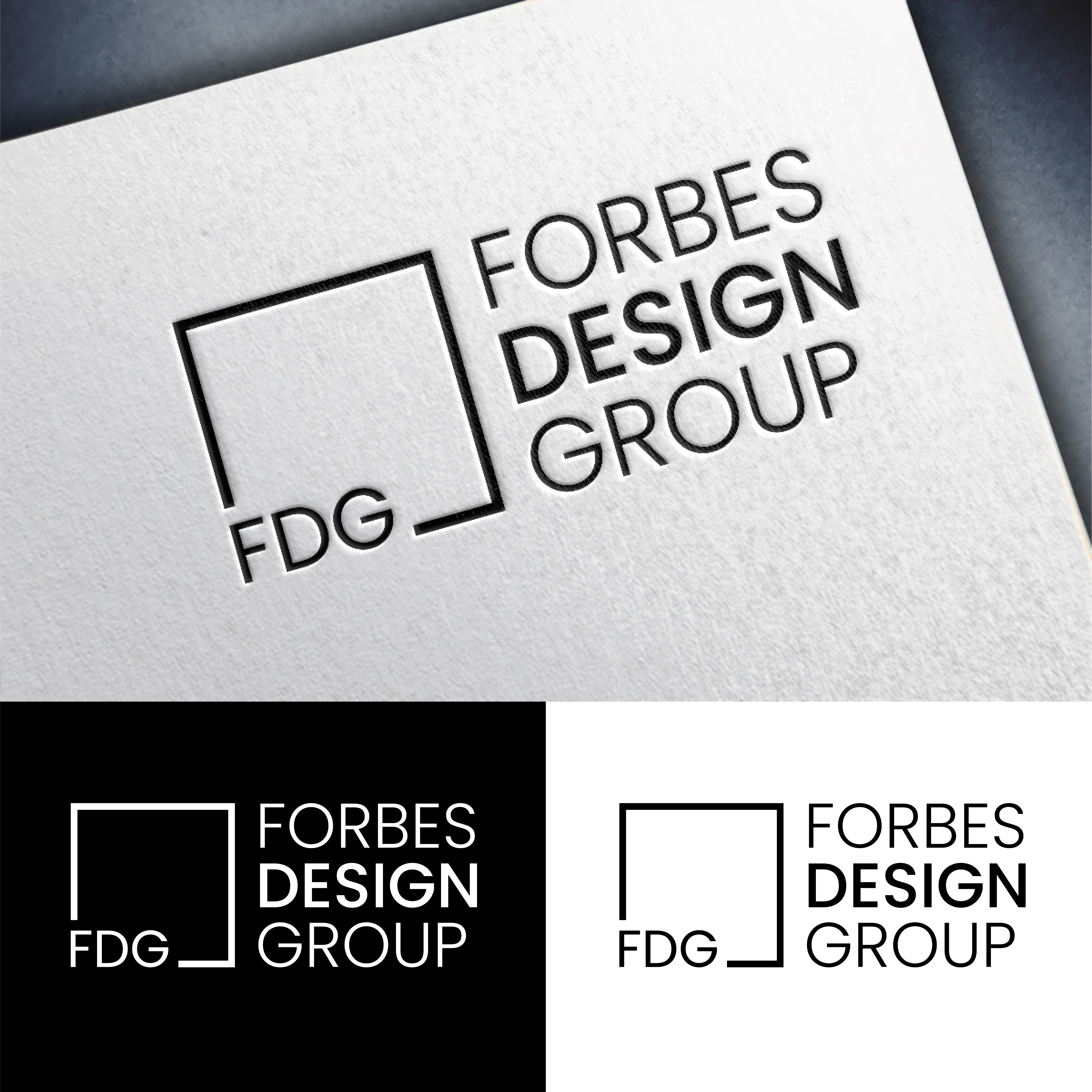 Diseño de Logo por John Mark Arts para FORBES DESIGN GROUP | Diseño #37015804