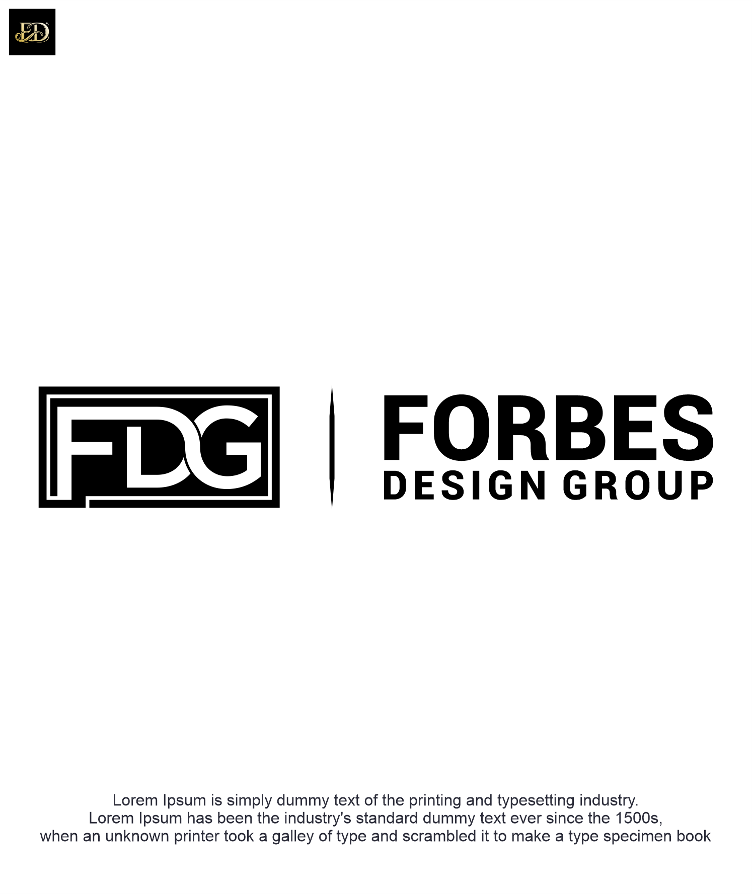 Diseño de Logo por Eldmal para FORBES DESIGN GROUP | Diseño #37022748