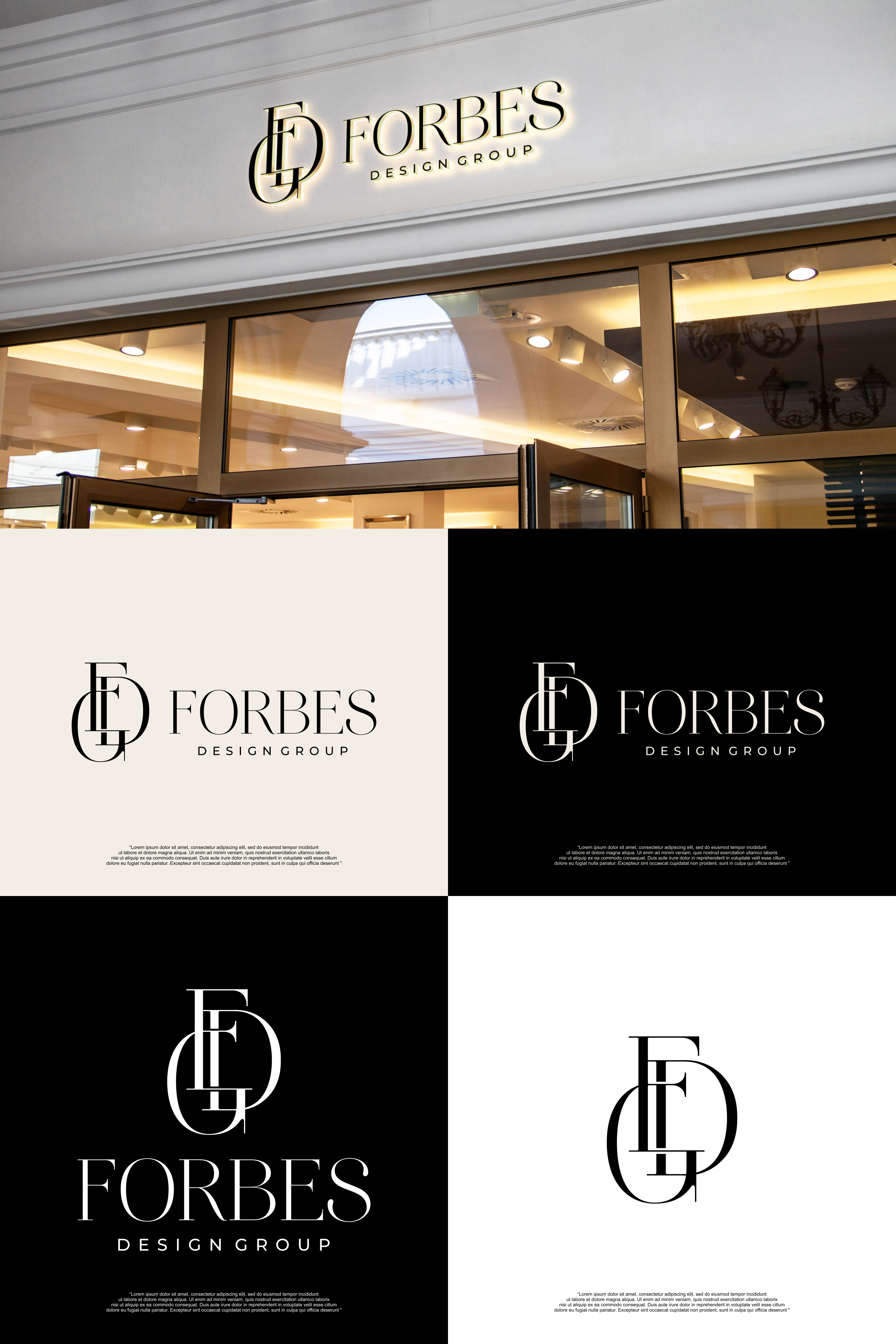 Logo Design by izdihaar studio for FORBES DESIGN GROUP | Design #37026058