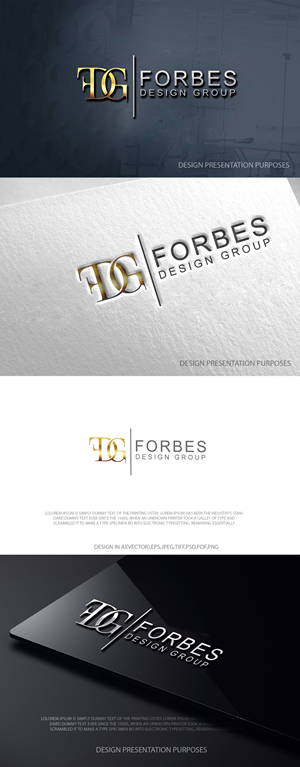Logo Design by zebronicgraphic for FORBES DESIGN GROUP | Design: #37018952