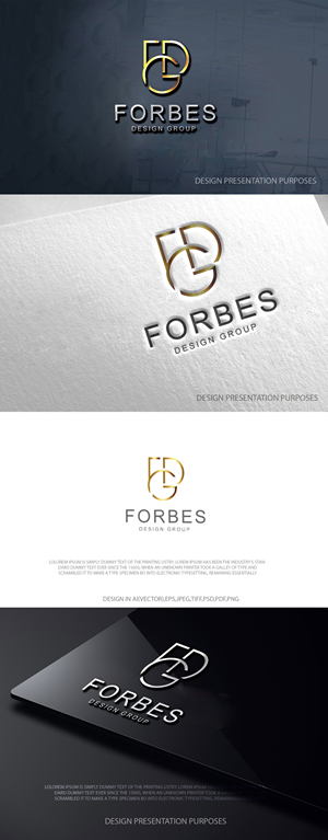 Logo Design by zebronicgraphic for FORBES DESIGN GROUP | Design: #37018953