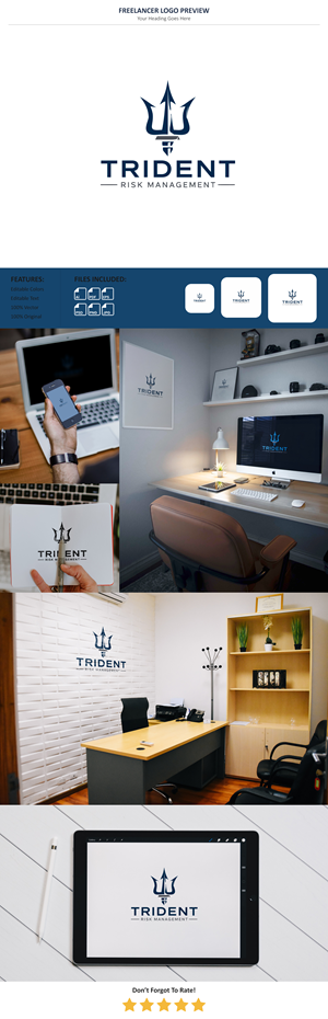 Logo Design by VectorForge for Trident Risk Management | Design: #37021167