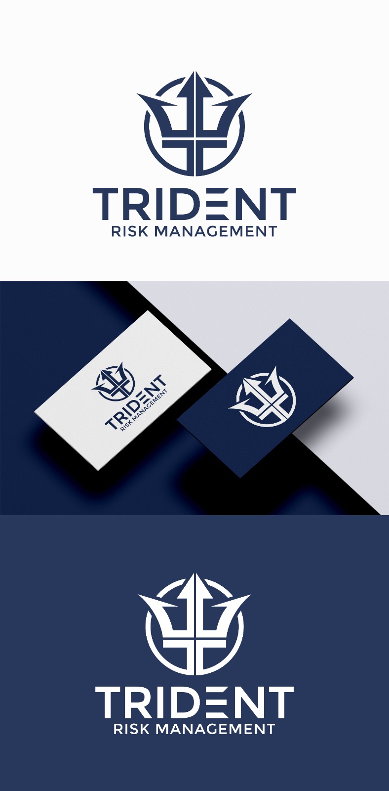 Logo-Design von yellowdot für Trident Risk Management | Design #37020260
