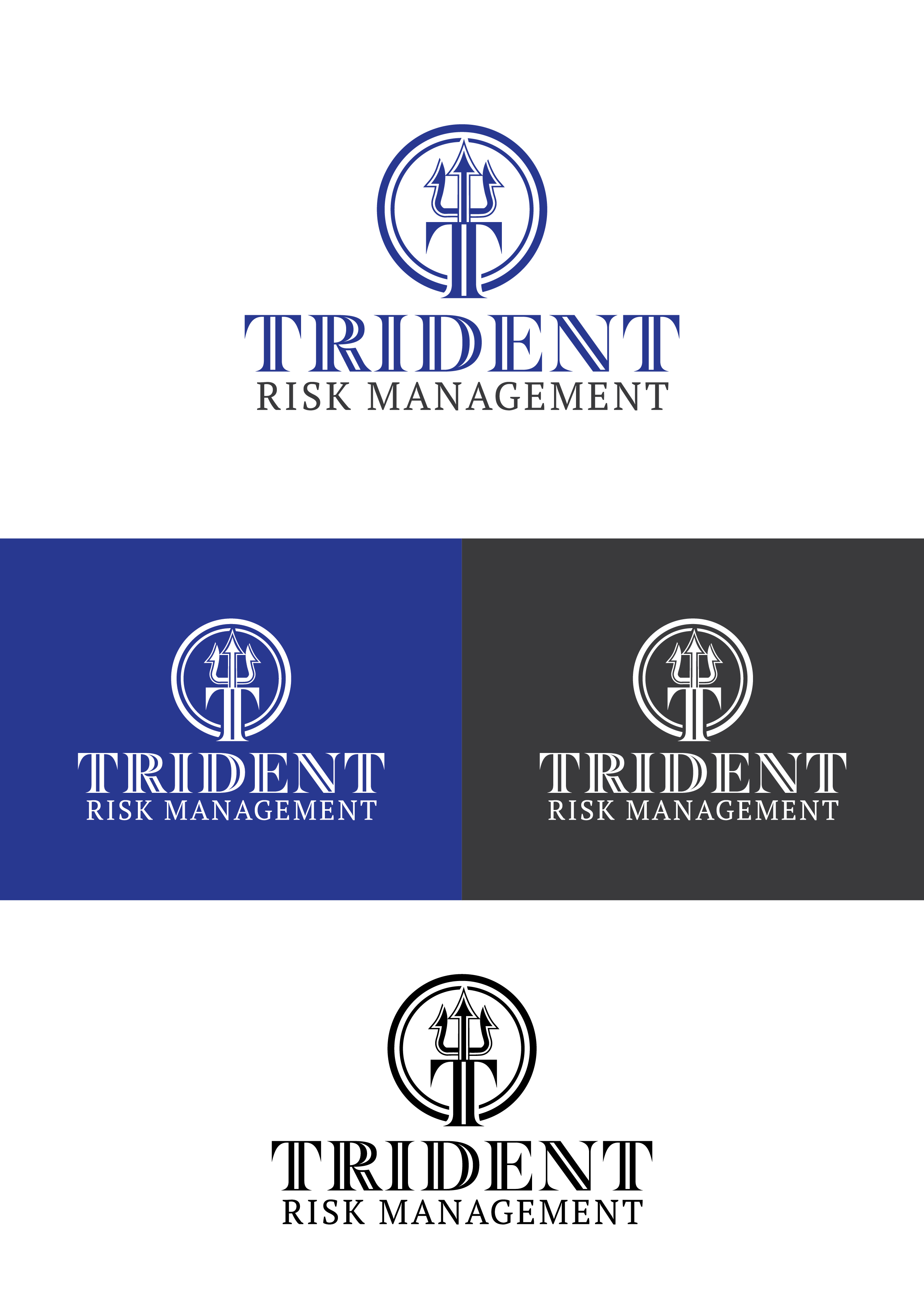 Logo Design by ZAGraphics for Trident Risk Management | Design #37021819