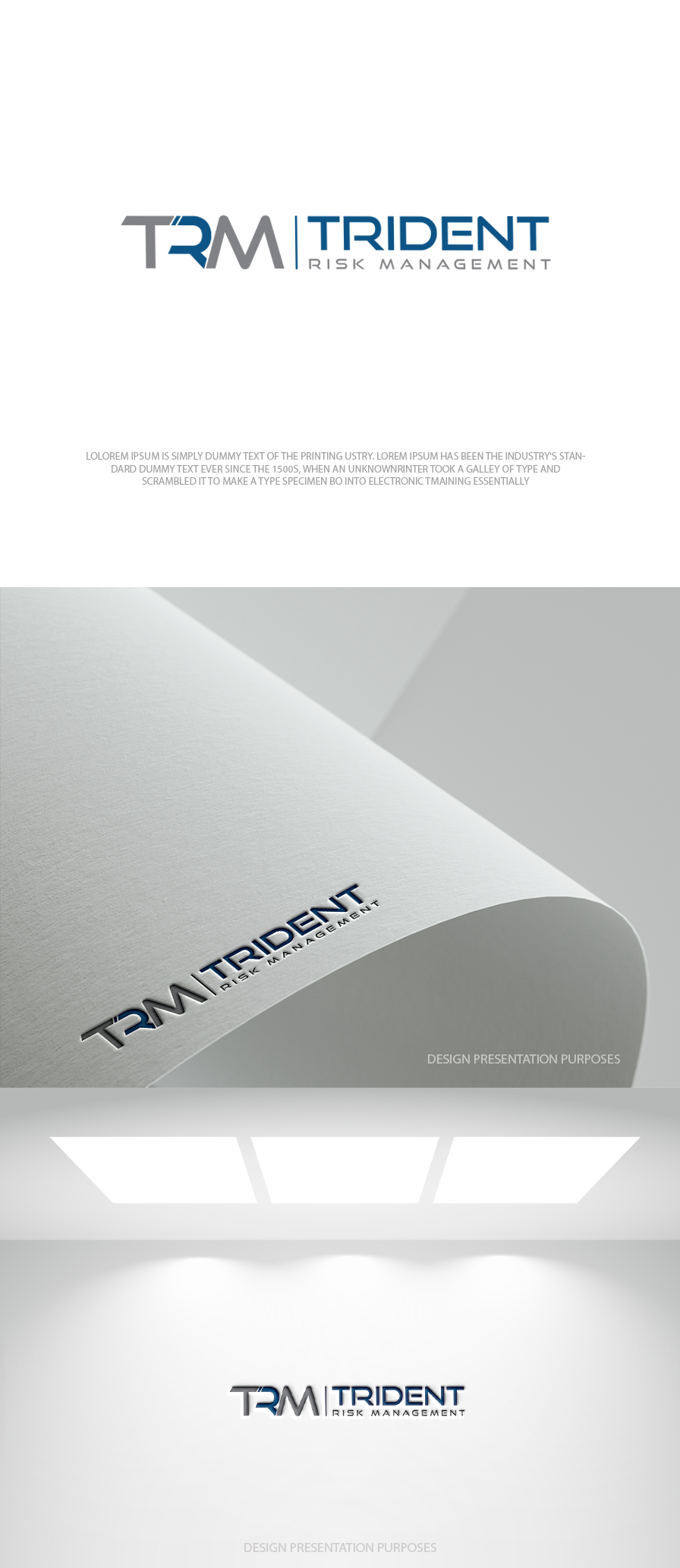 Diseño de Logo por zebronicgraphic para Trident Risk Management | Diseño #37026168